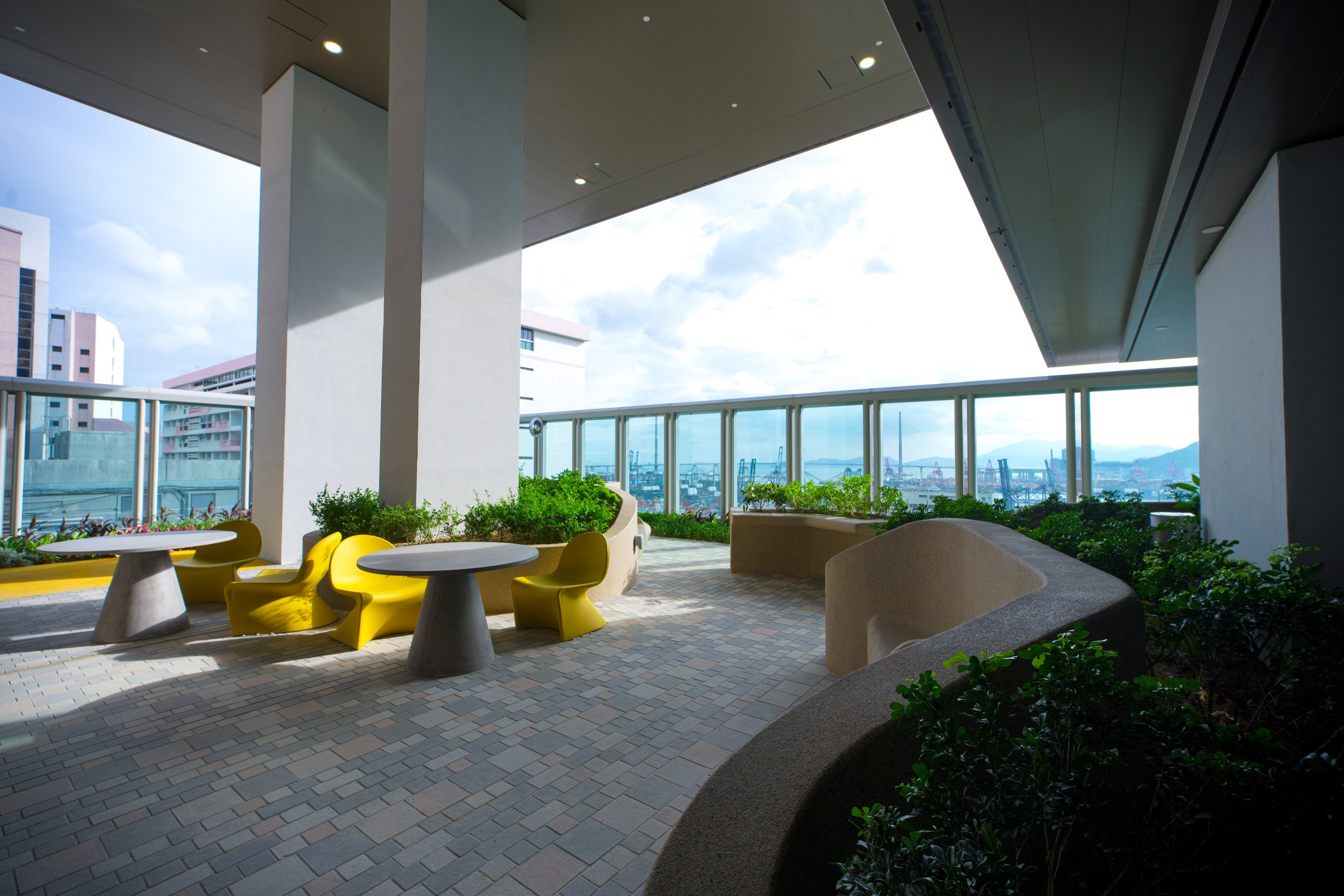 An outdoor space for patients to relax. Photo: Dickson Lee