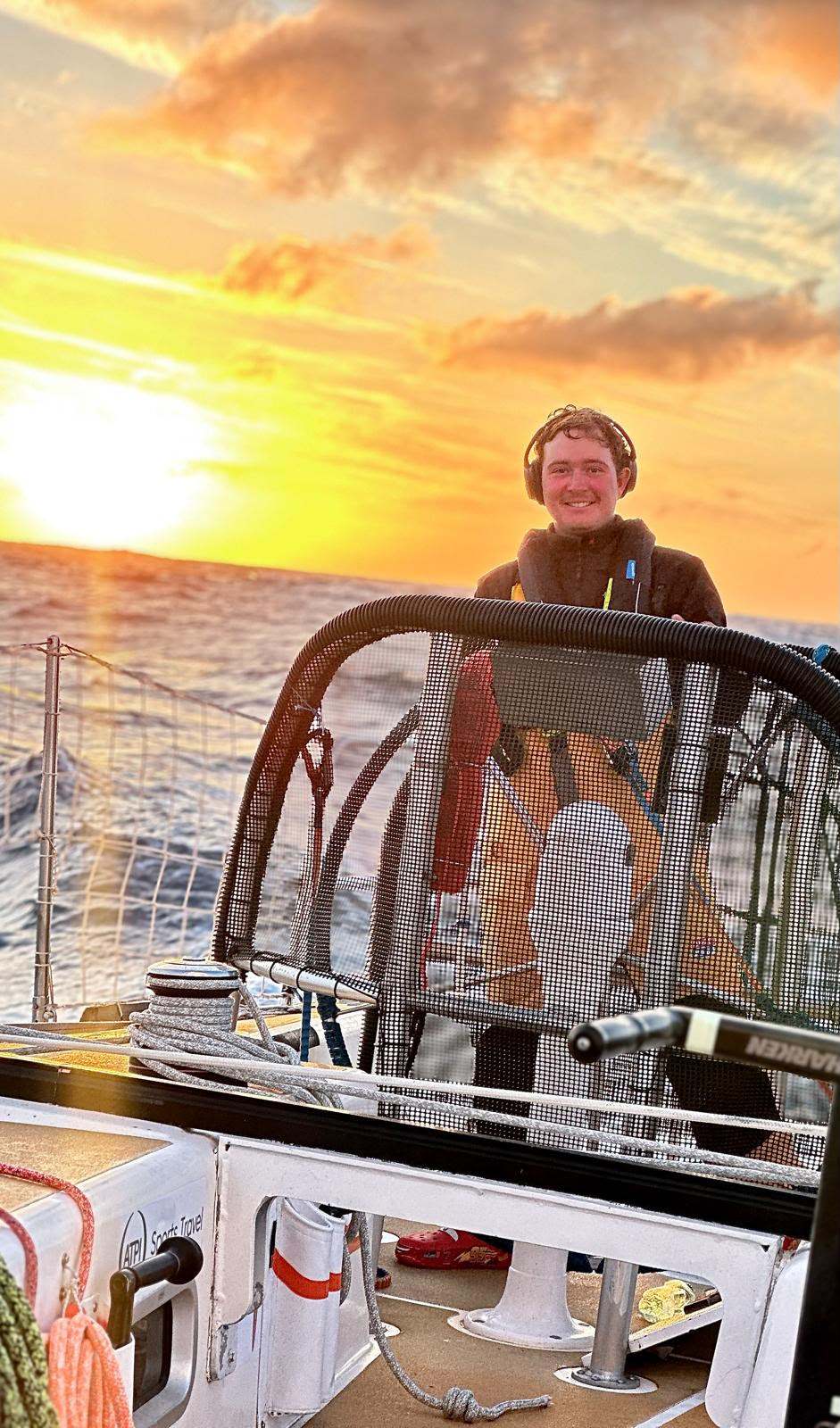 Faolan Whyte spent 11 months sailing around the world after finishing university. Photo: Handout