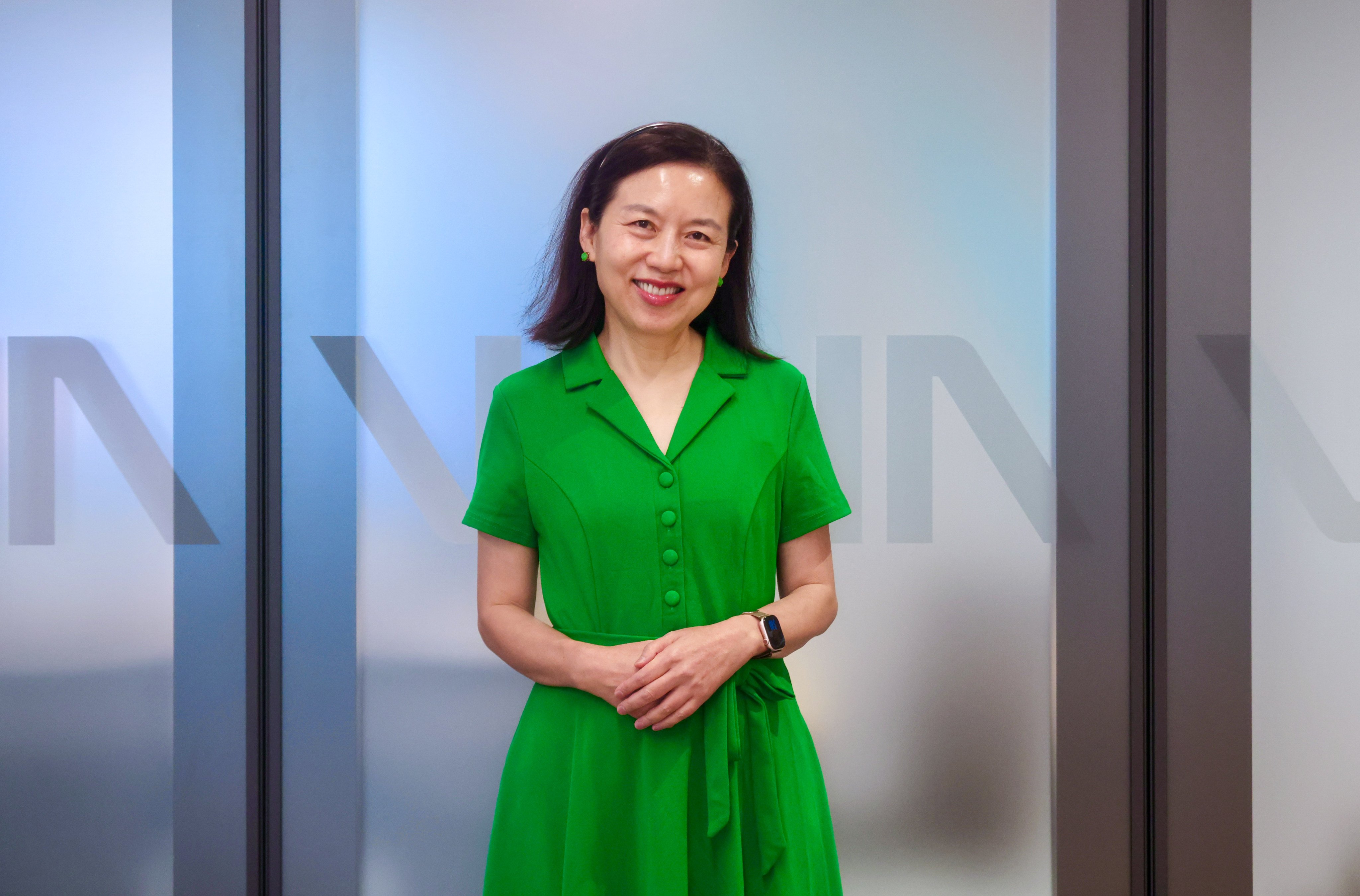 Pamela Chung Kong-hung at her office in Causeway Bay on August 11. Photo: Jonathan Wong