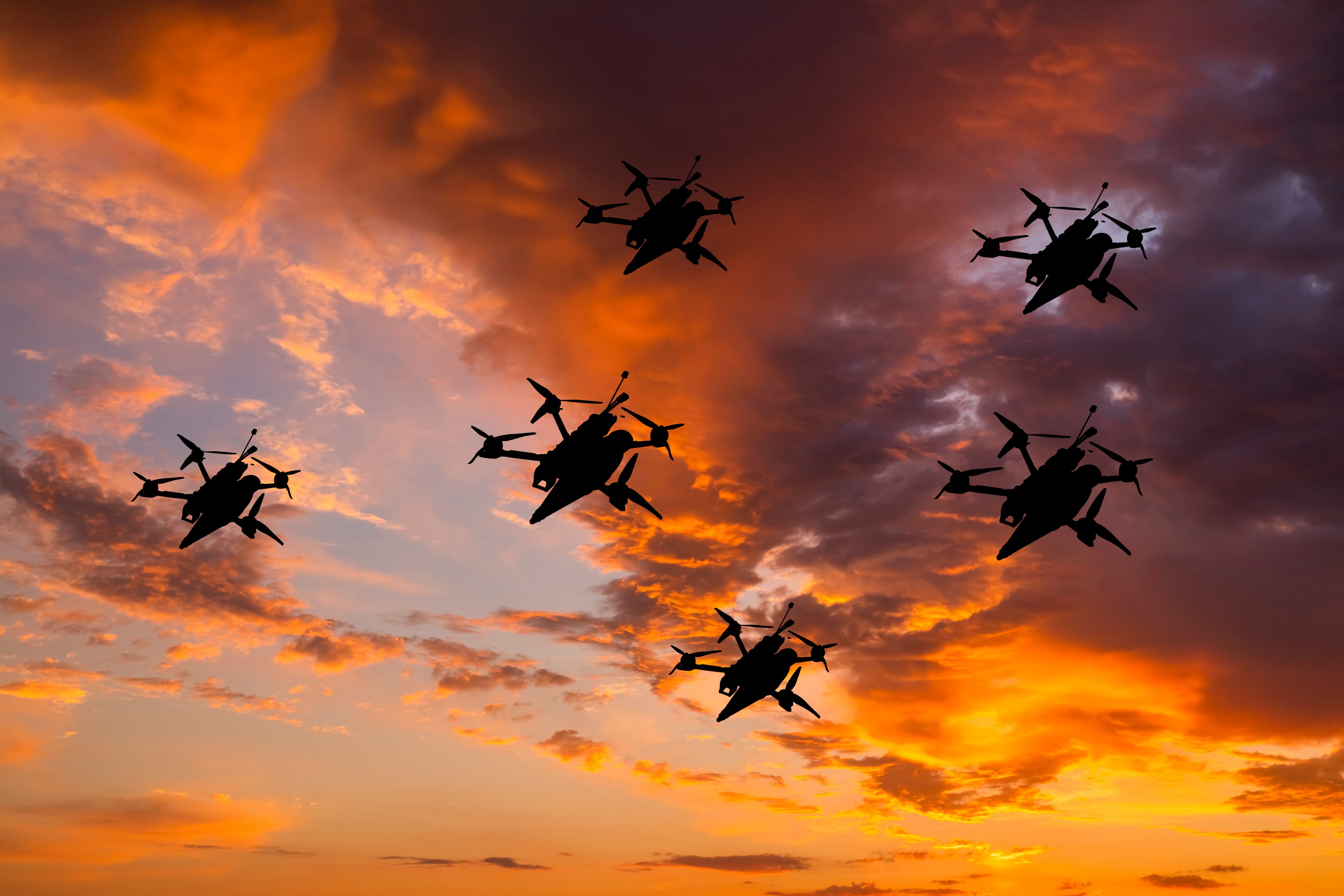 First-person view kamikaze drones would feature heavily in China’s military defence in the event of a sudden war. Photo: Getty