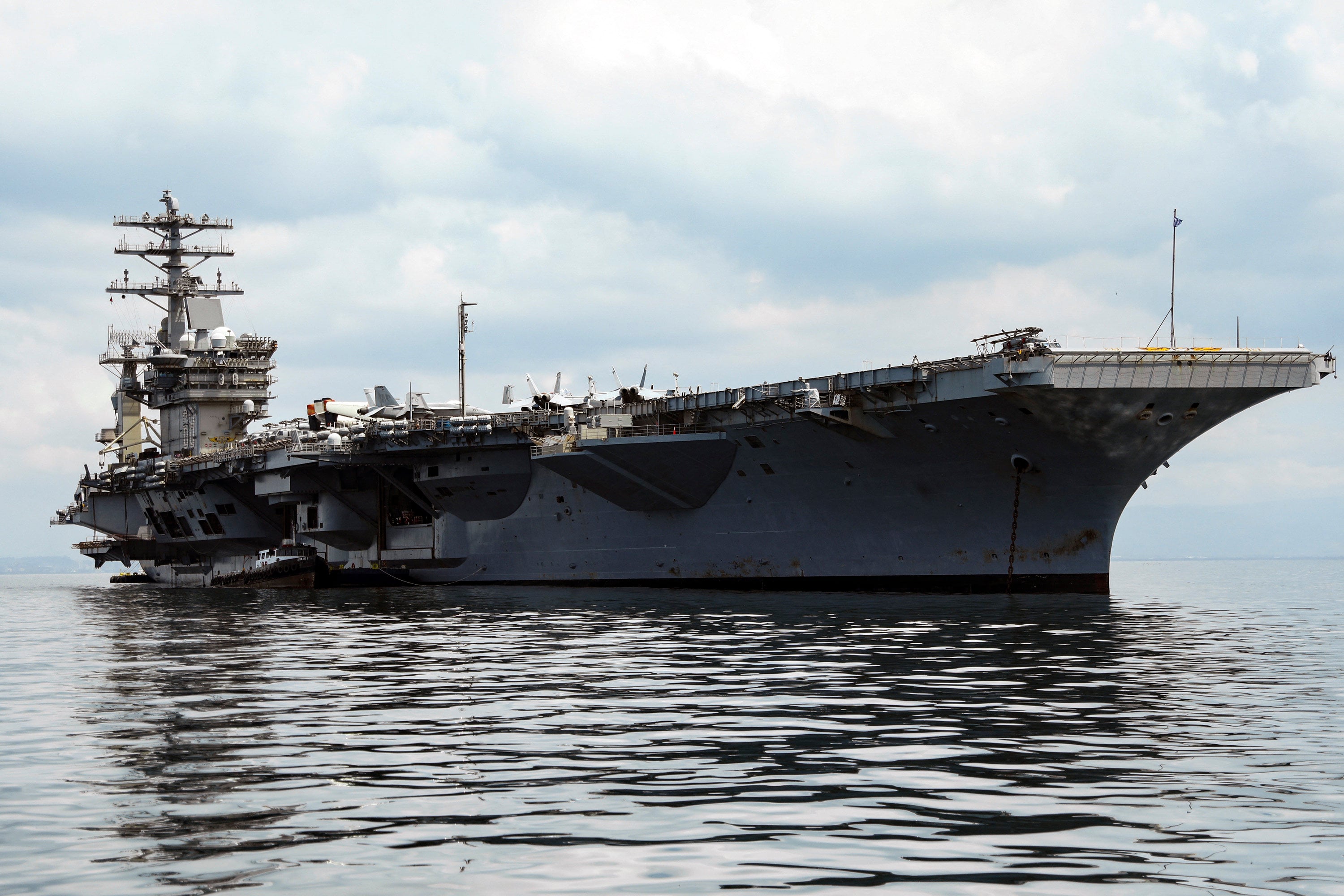 The USS Nimitz was commissioned in 1975 and has been in service since then. Photo: AFP/Getty Images/TNS