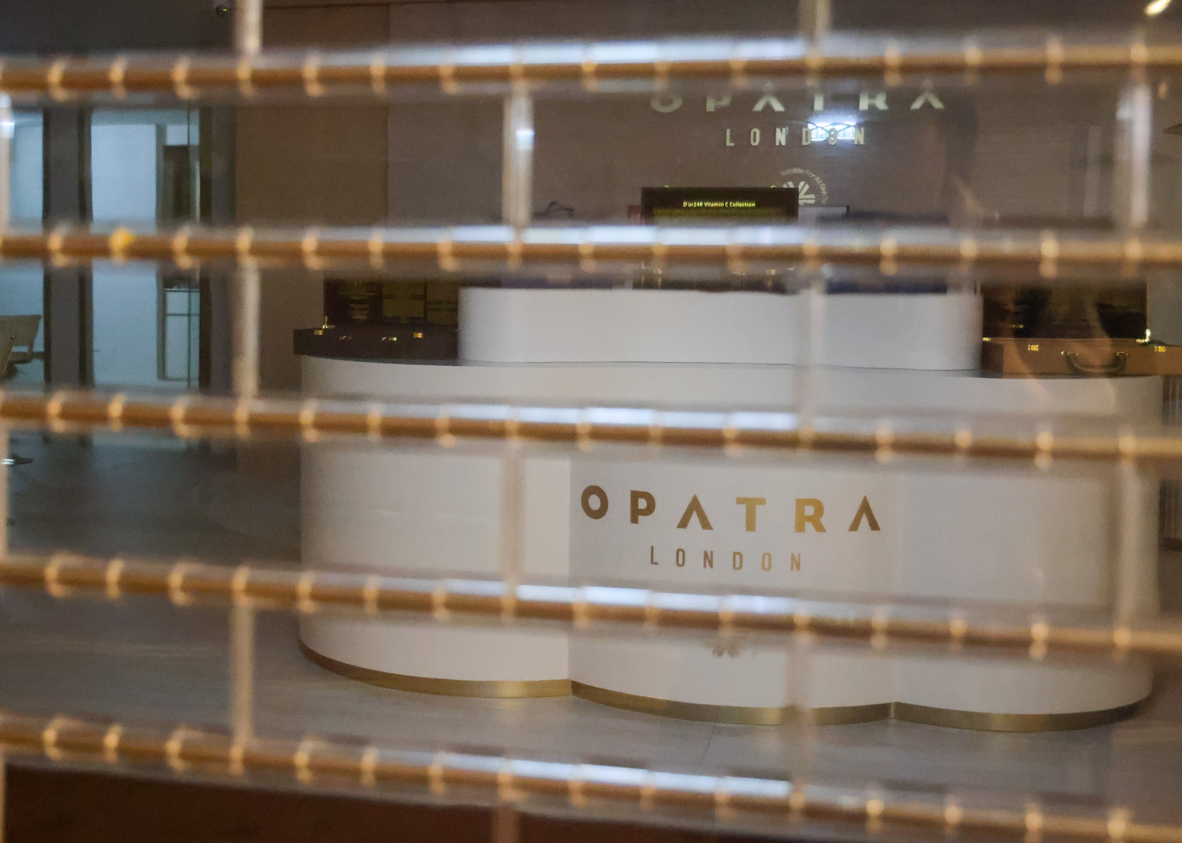 Opatra London on Russell Street in Causeway Bay, which had opened only months ago, was shut on Sunday. Photo: Nora Tam