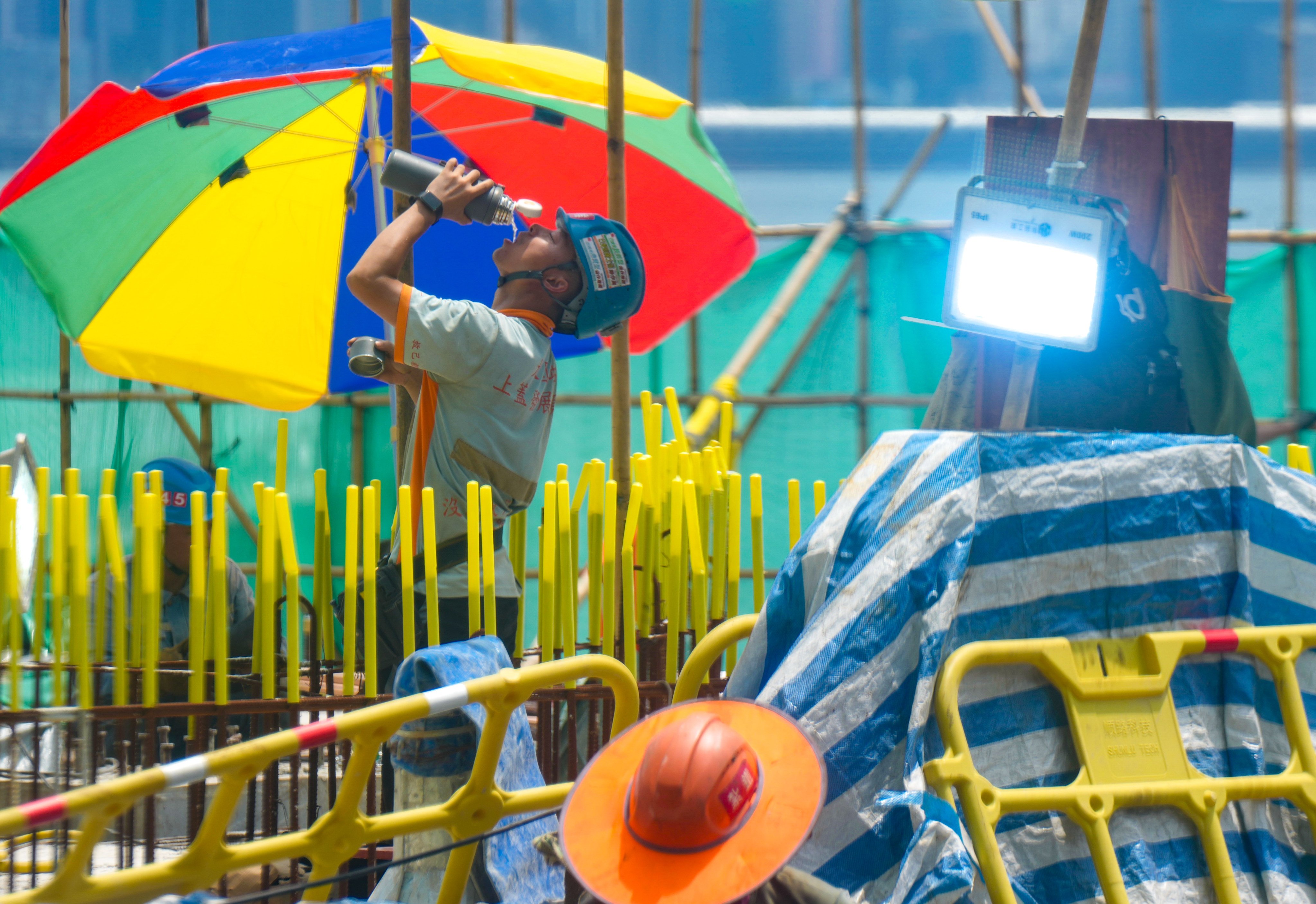 The calls for better worker protections during extreme heat came after temperatures hit record highs in the city earlier this month. Photo: Sam Tsang