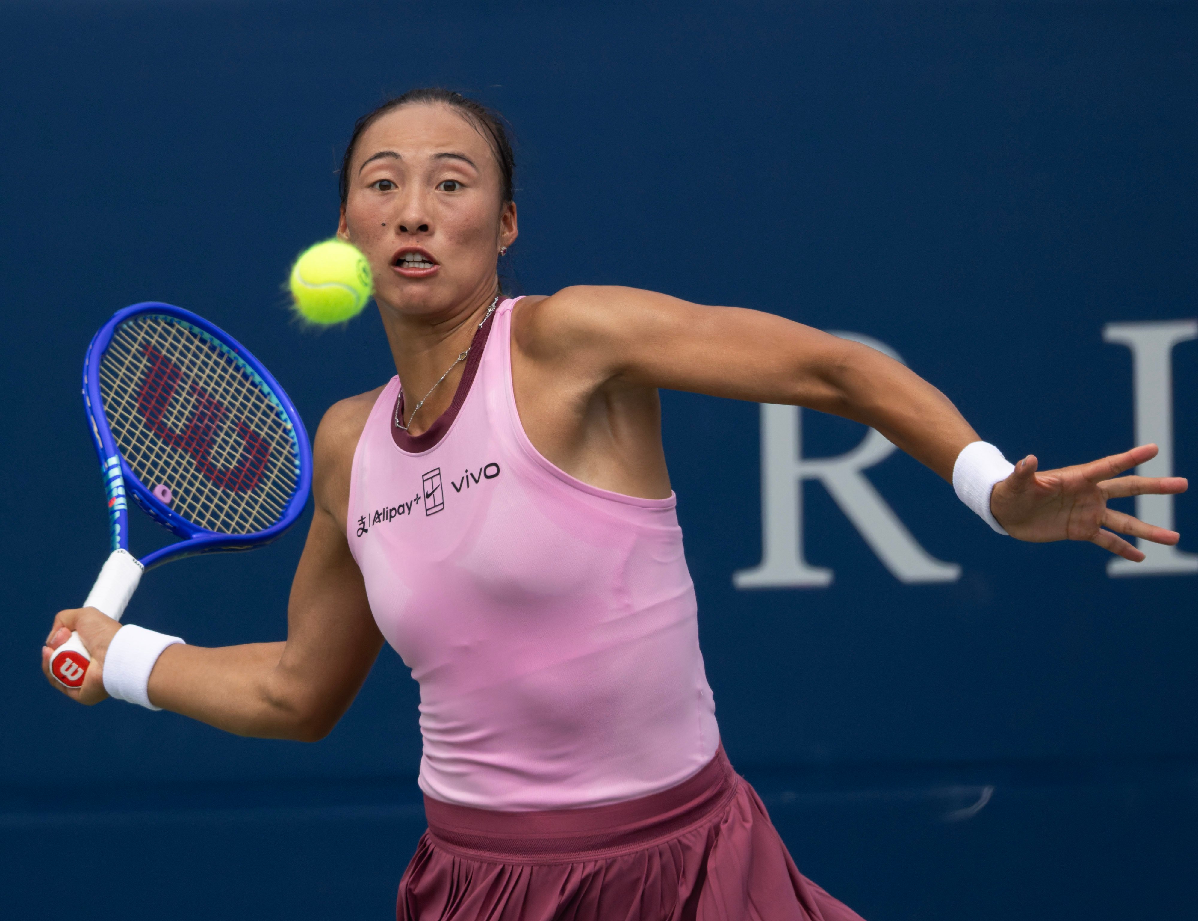 China's Zheng Qinwen has dropped in the rankings from as high as world No 4 in June 2025. Photo: Xinhua