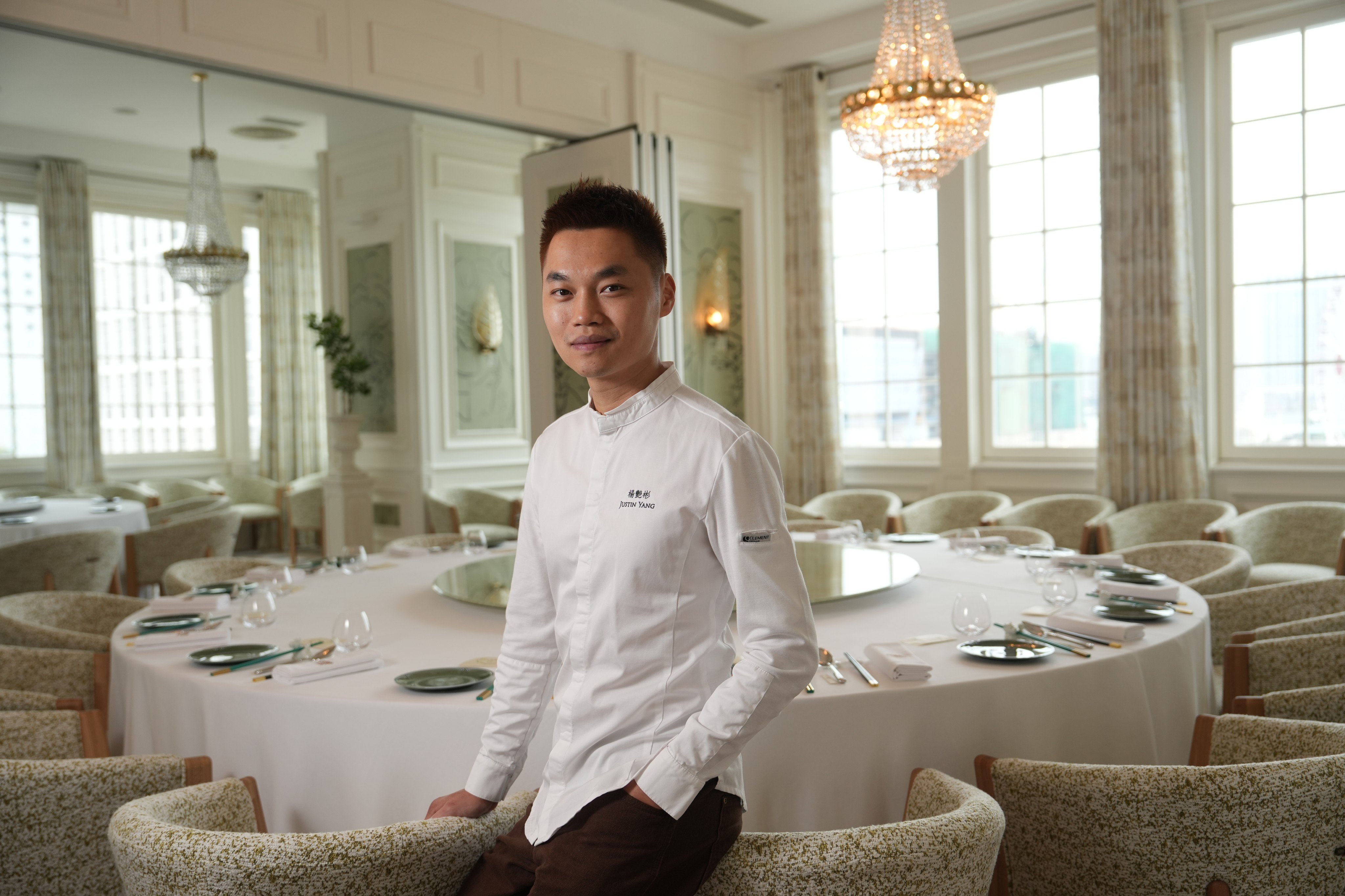 Justin Yang, executive chef at Quan, is pictured at the new contemporary Chinese restaurant in Central, Hong Kong on August 14, 2026. Photo: Sun Yeung