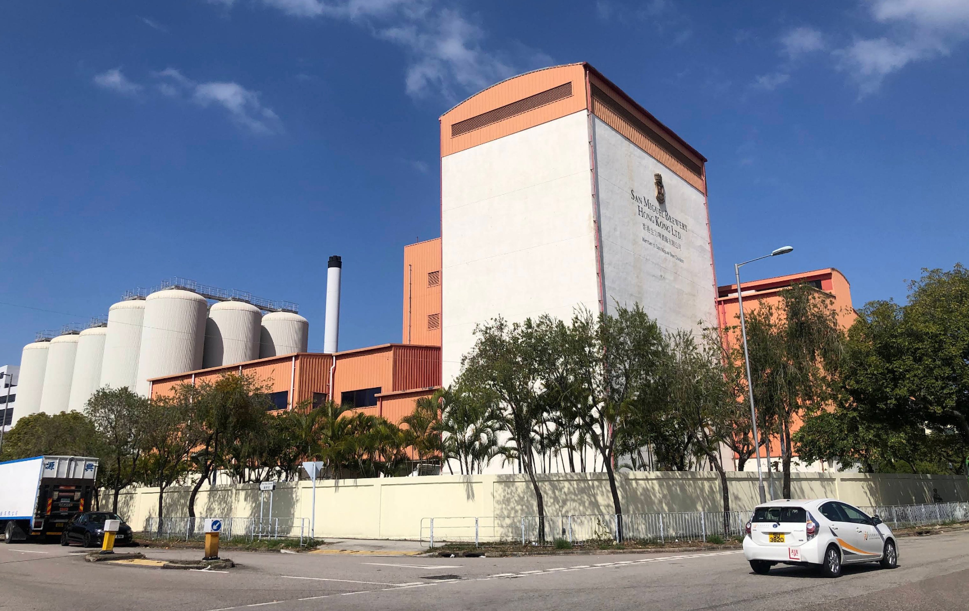 San Miguel Brewery Hong Kong in Yuen Long. Photo: Handout