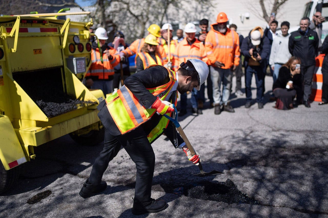 The campaign began after a social media user posted video of a battered road he frequently uses that caused him to crash