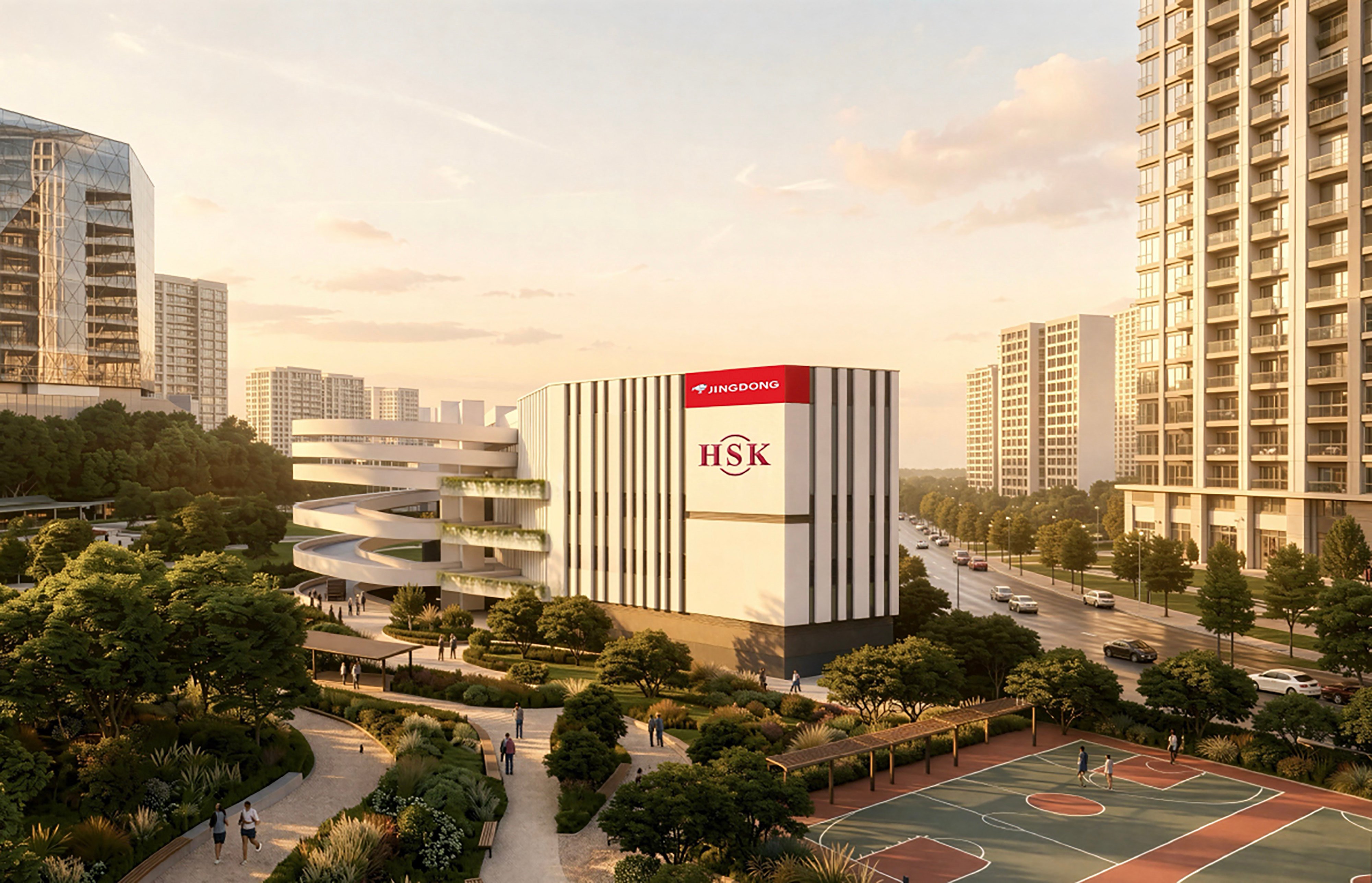 An artist’s impression of a modern logistics industry building in Hung Shiu Kiu. Photo: Handout