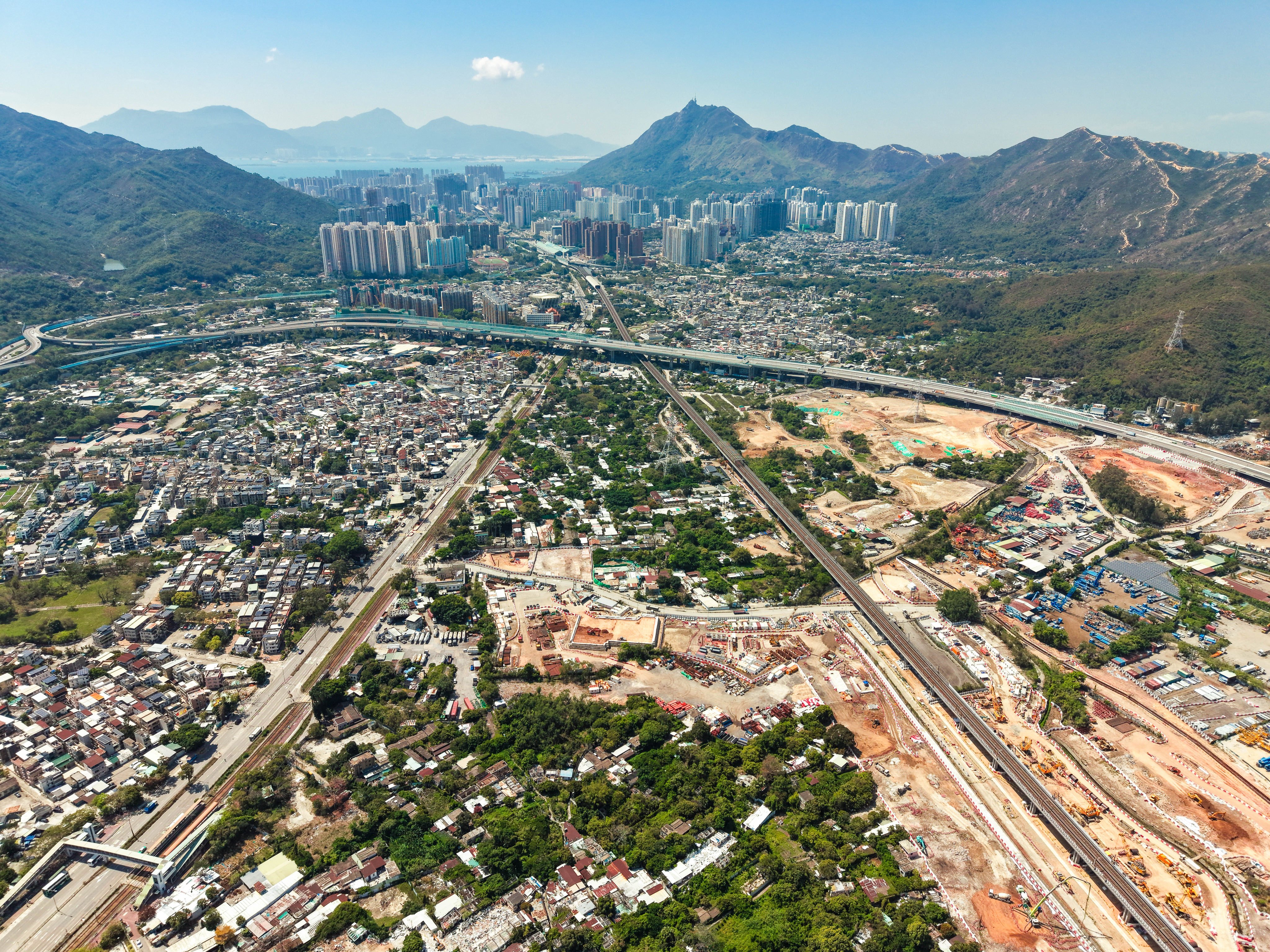 The project covers 10.5 hectares of land in the Hung Shui Kiu area. Photo: Eugene Lee