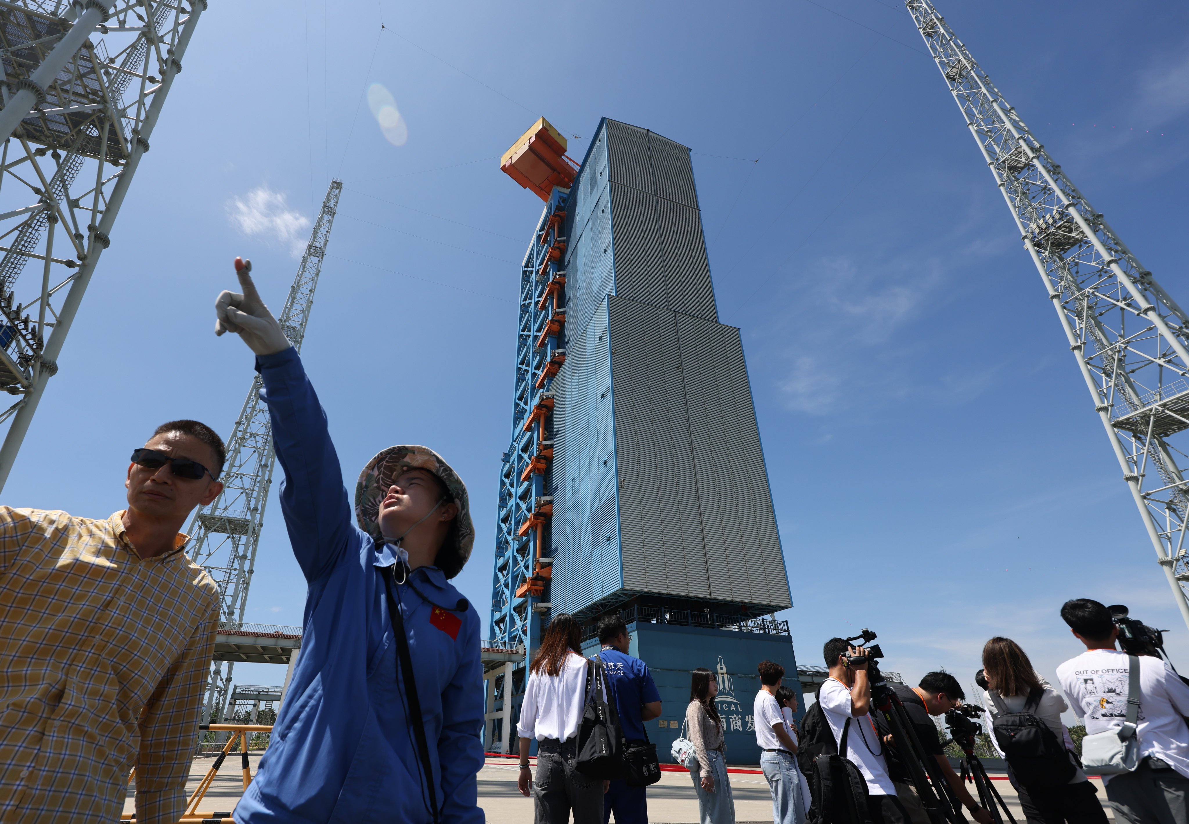The No 1 launch pad at the Hainan Commercial Space Launch Site in Wenchang. Photo: Nora Tam