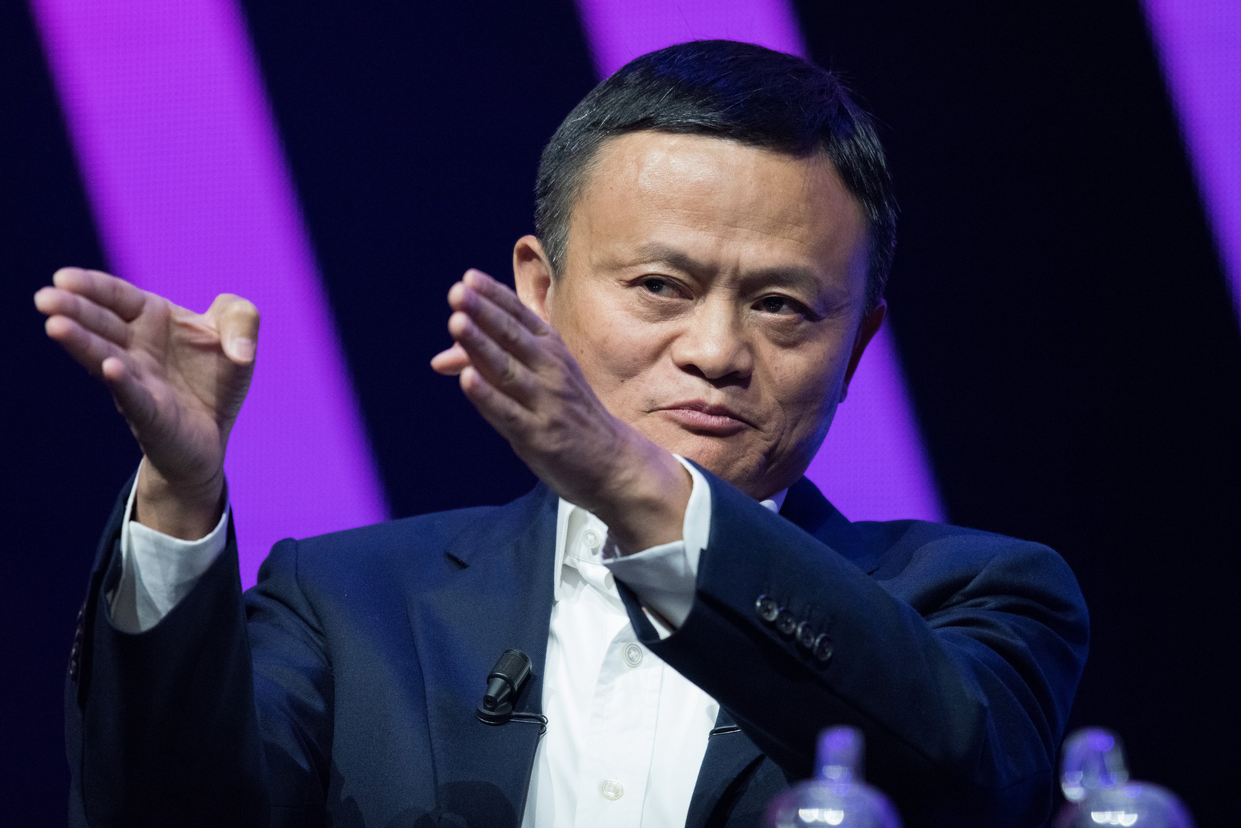 Alibaba founder Jack Ma at the Vivatech conference in Paris. Photo: Handout