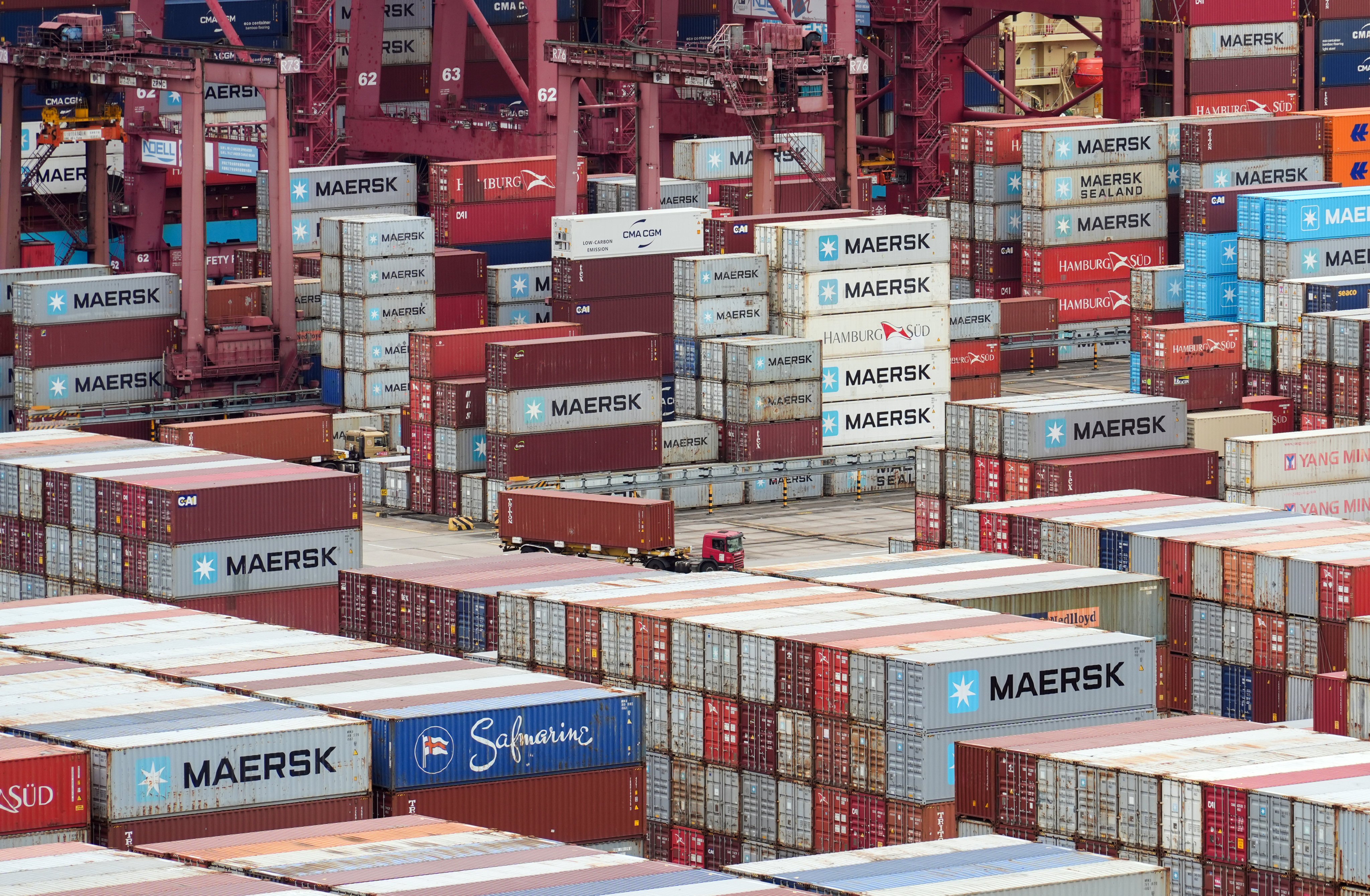 Exports surged by 53.4 per cent year on year to a record HK$641.1 billion in June. Photo: Eugene Lee