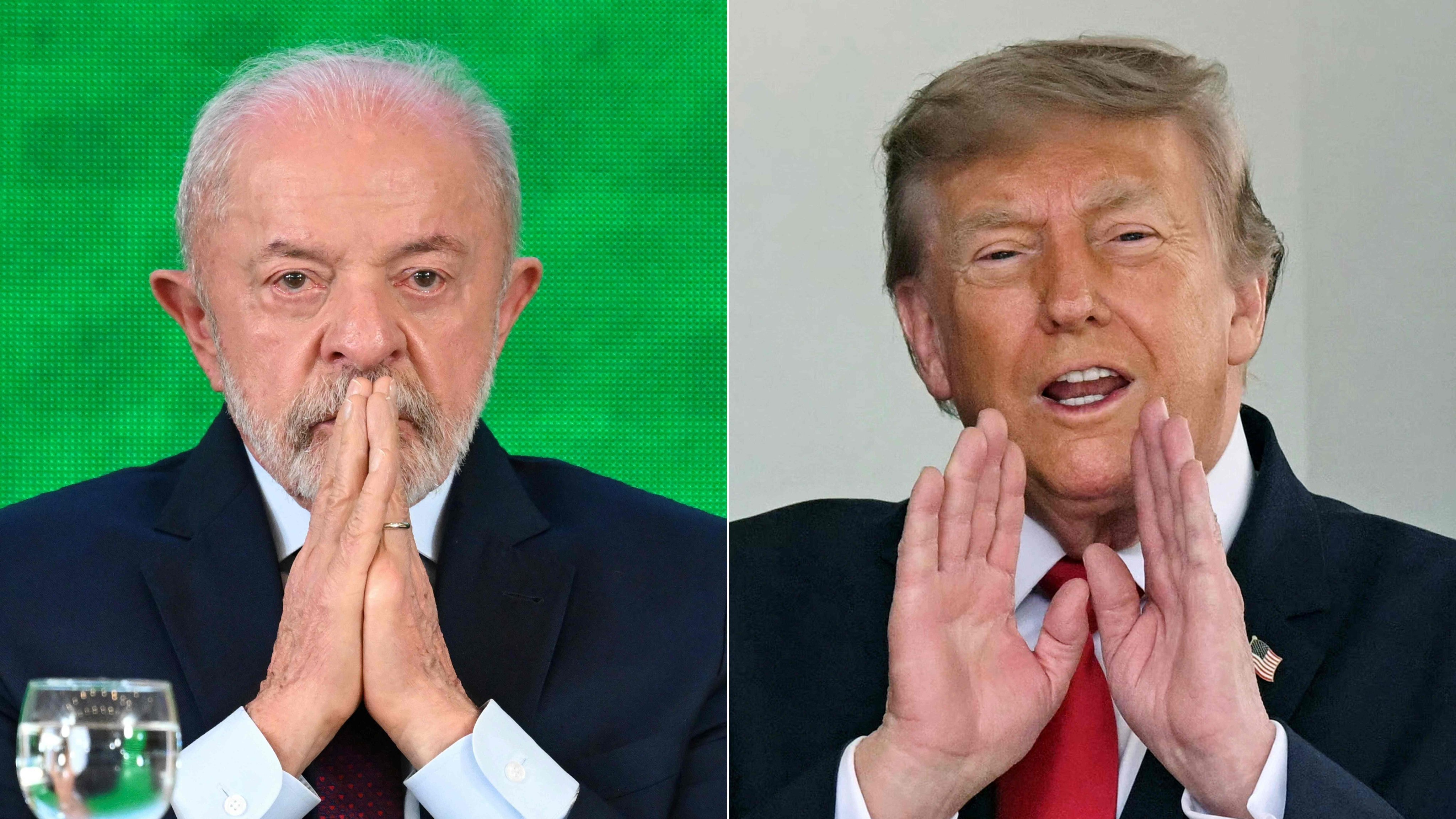 Brazilian President Luiz Inacio Lula da Silva (left) discussed critical minerals during his talks with US President Donald Trump (right) in Washington in May. Photo: AFP