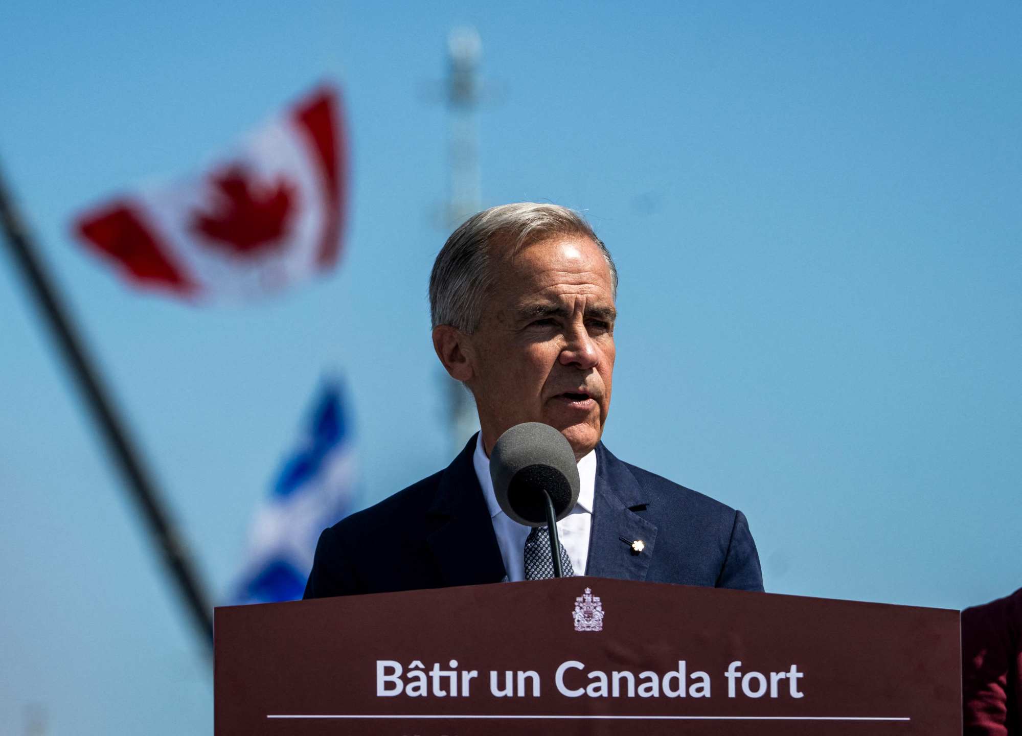Canadian Prime Minister Mark Carney on Monday. Photo: AFP Canadian Prime Minister Mark Carney on Monday. Photo: AFP