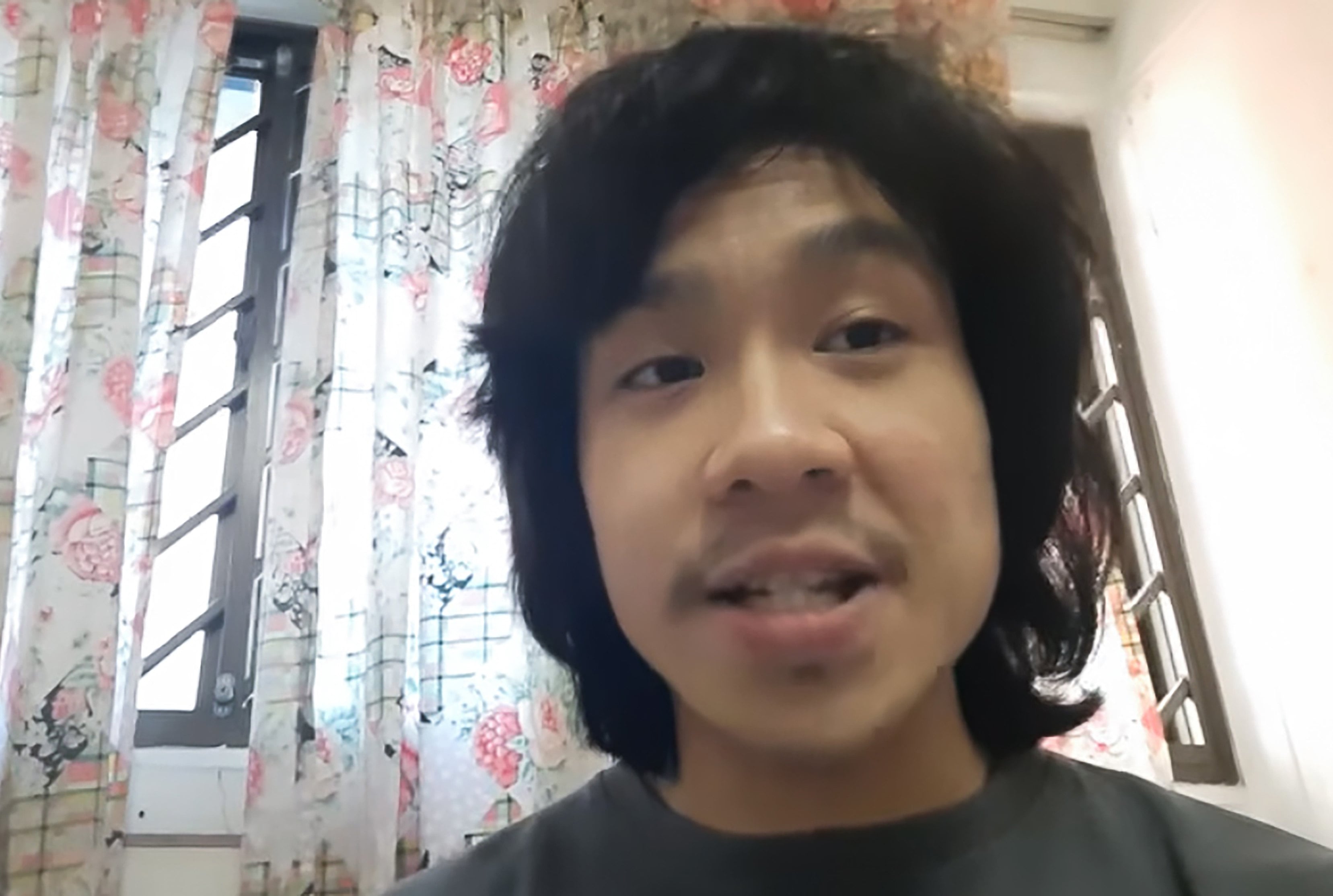 Amos Yee posts a video of himself on social media. Photo: YouTube
