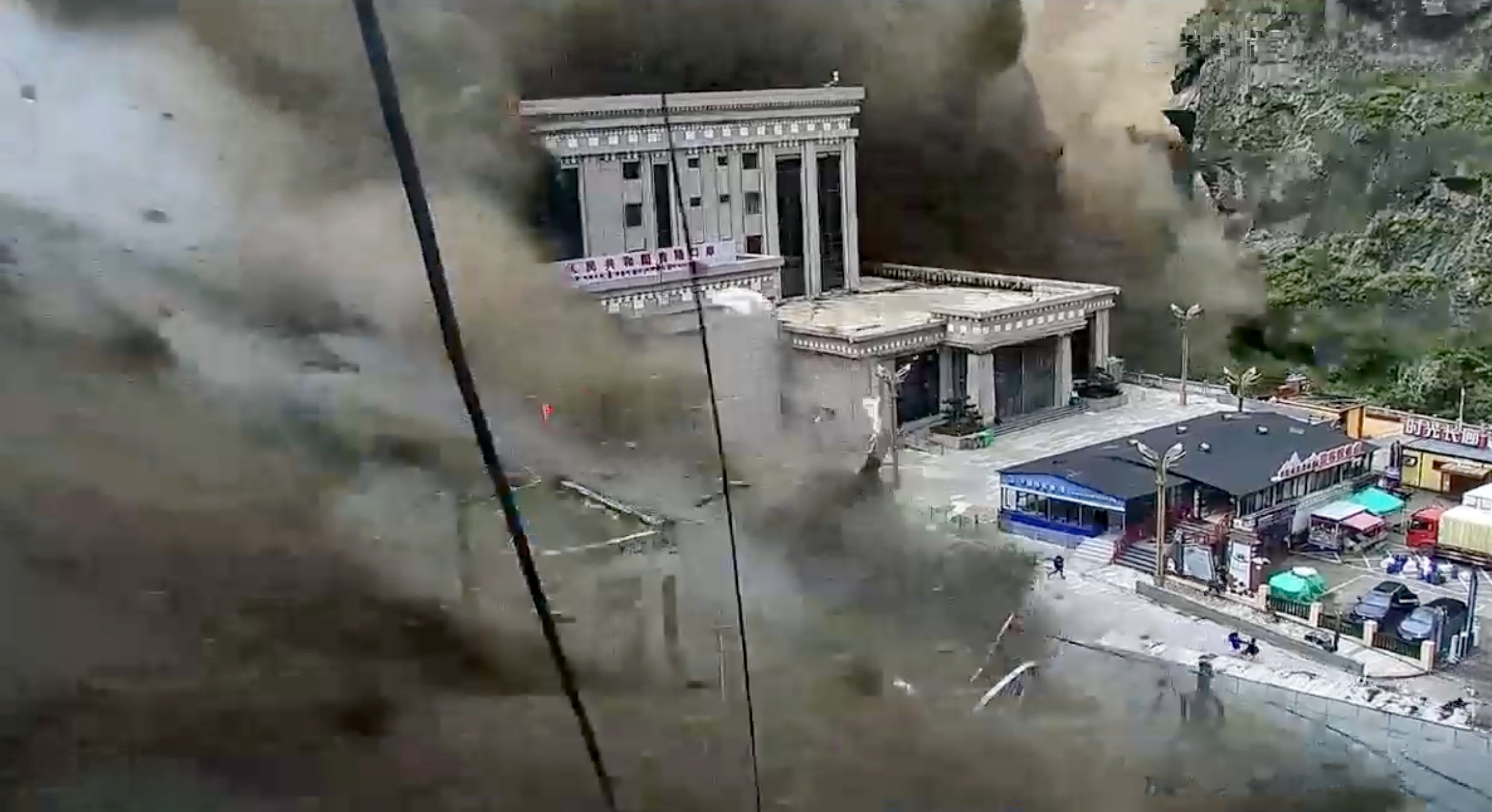 The landslide struck Tibet's Gyirong county at around 9am on Wednesday, causing major casualties and leaving a number of people missing, according to state media. Photo: Handout