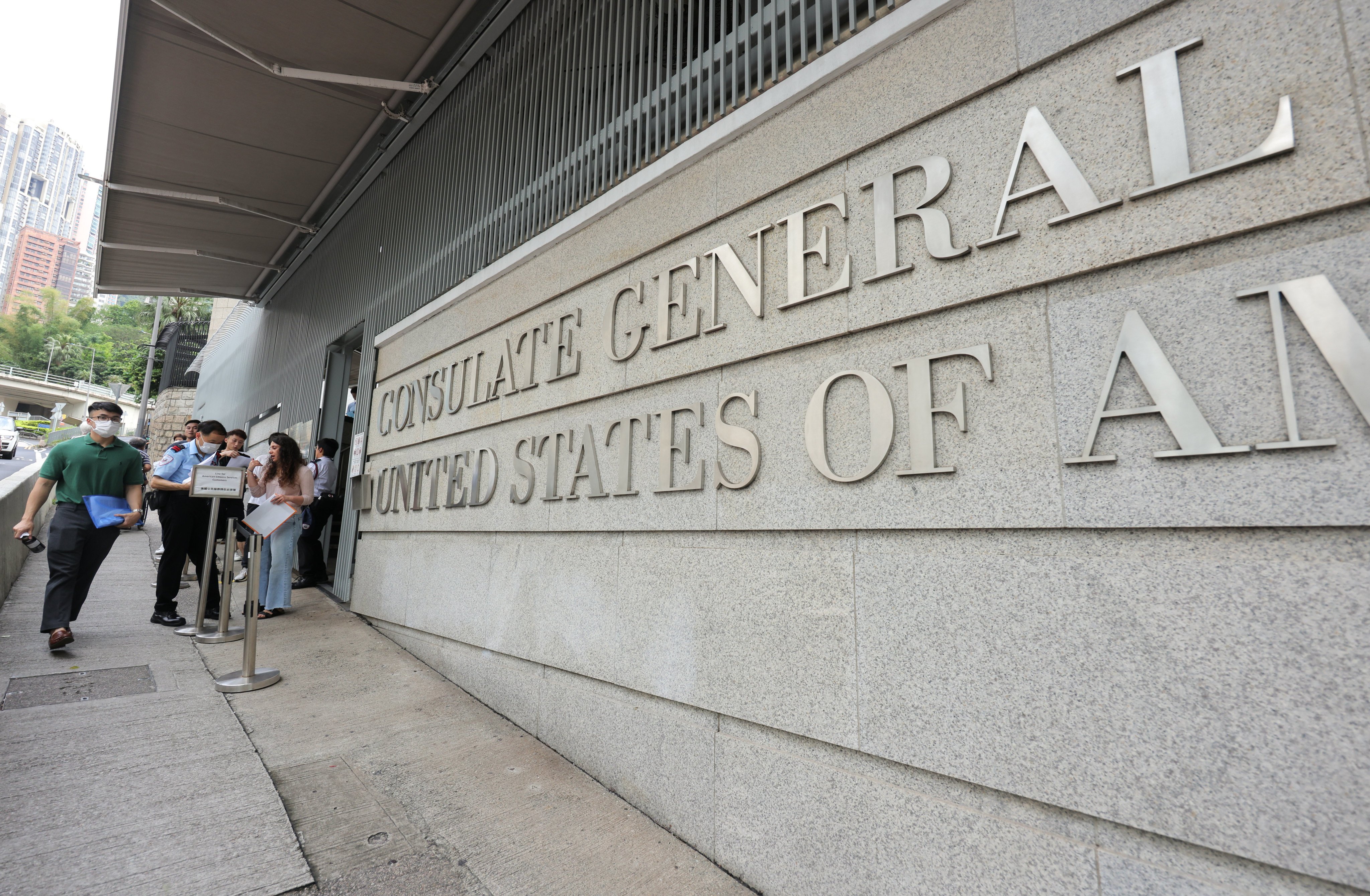 The US consulate in Hong Kong and Macau on Garden Road in Central. Photo: Jelly Tse
