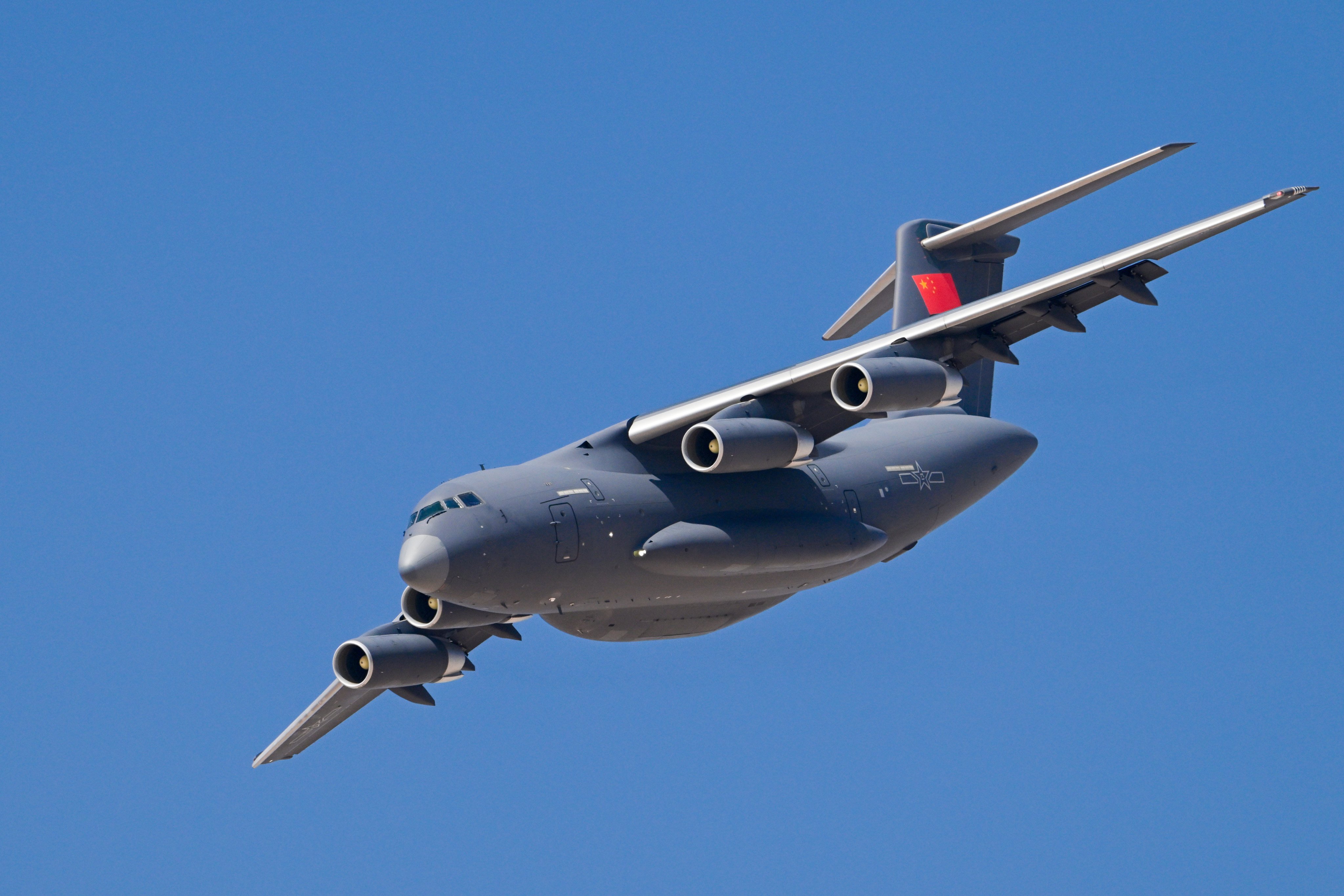 The Y-20 large transport aircraft can carry payload of around 66 tonnes, with an estimated range of about 3,700km at that load, but refuelling stops along the way could extend its reach far beyond its range. Photo: Xinhua