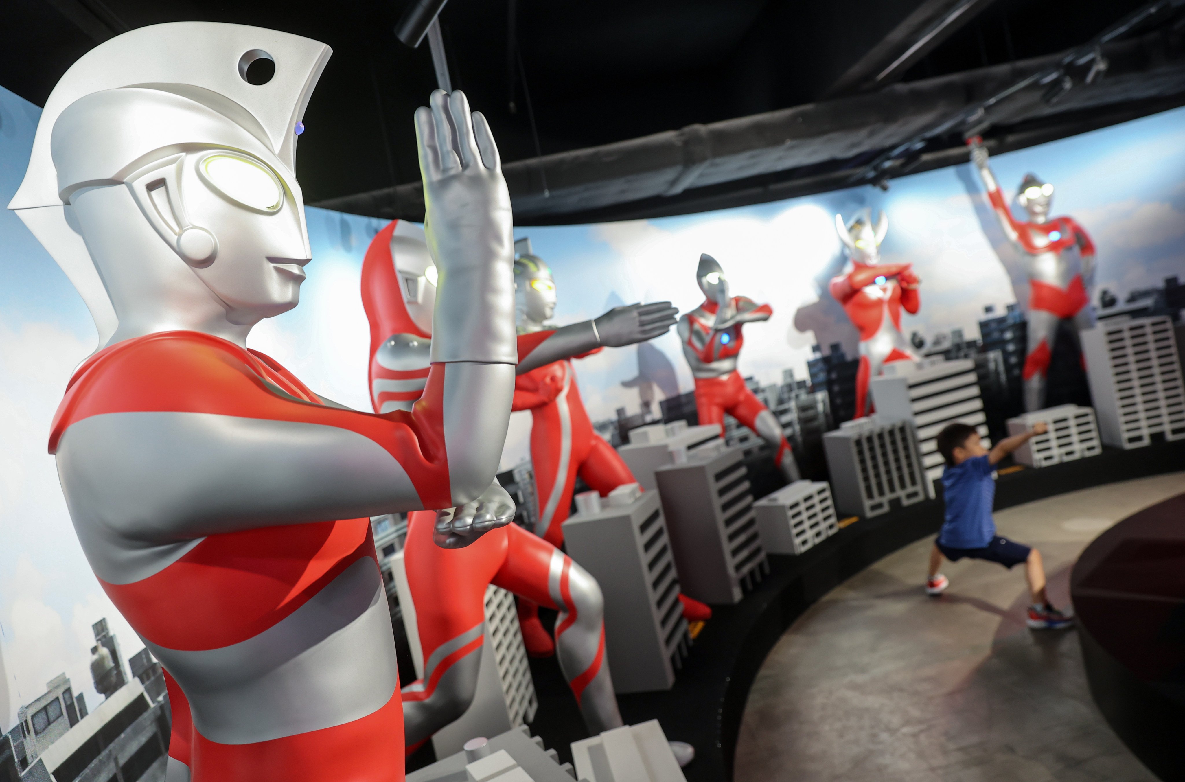 The “Ultra Heroes Exhibition 2026”, at Incubase Arena in Chong Hing Square, Mong Kok. Photo: Edmond So