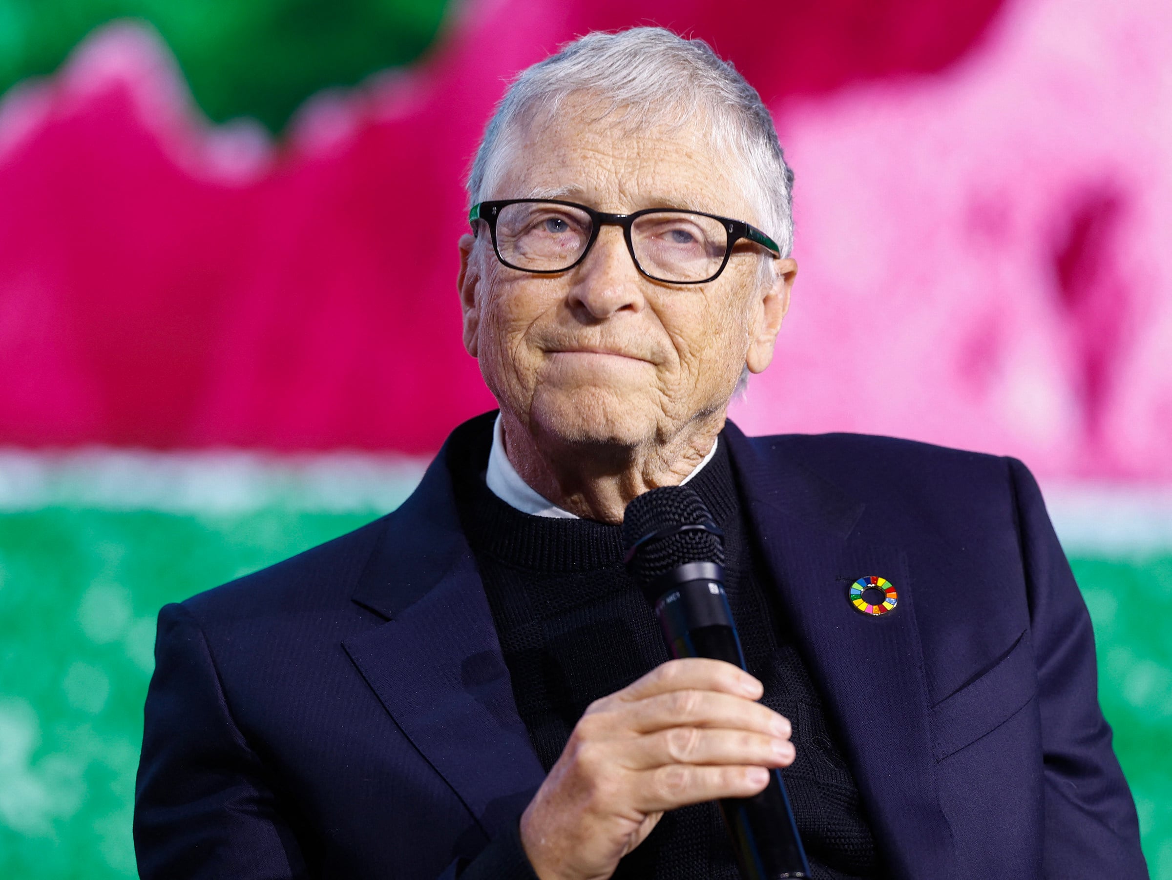 Billionaire philanthropist Bill Gates issued a stark warning about AI’s risks, saying companies were rushing ahead with the technology without a broader plan for the massive upheaval it would cause. Photo: AFP/Getty Images/TNS