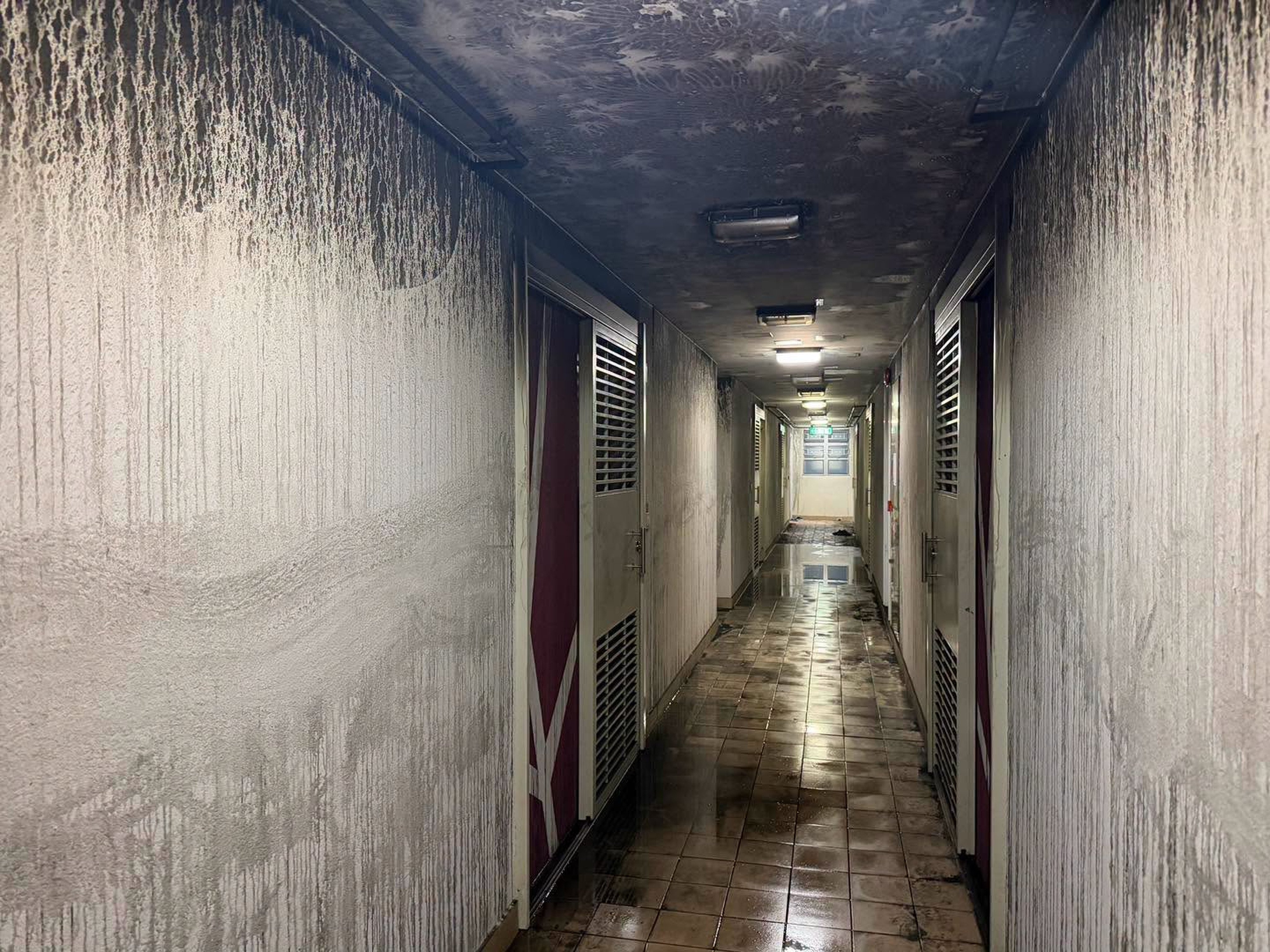 Police said they received a report at 2.51am on Thursday from a resident that a power bank inside her flat had caught fire. Photo: Facebook/ 新蘇屋邨