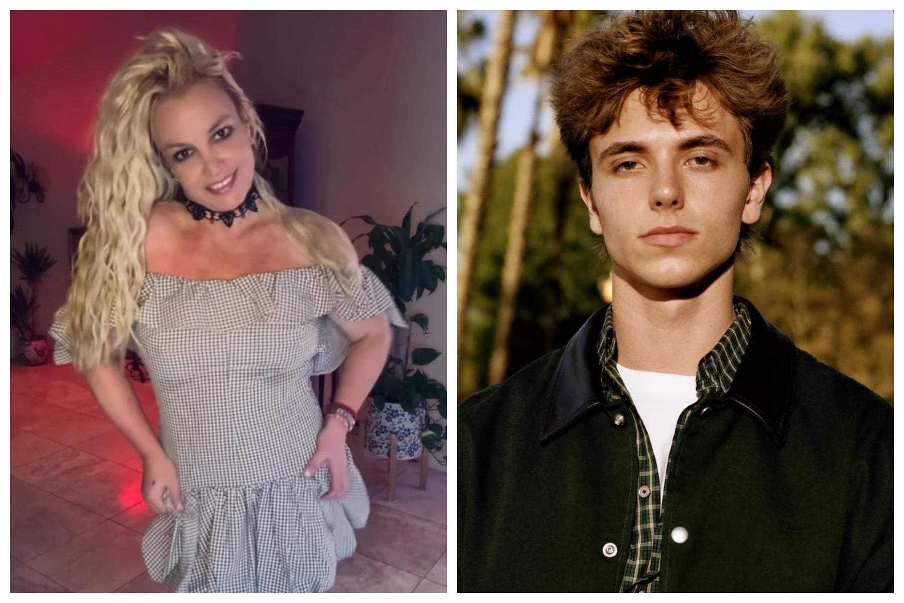 Jayden James is Britney Spears’ younger son. Photos: @britneyspears; @jaydenjames/Instagram