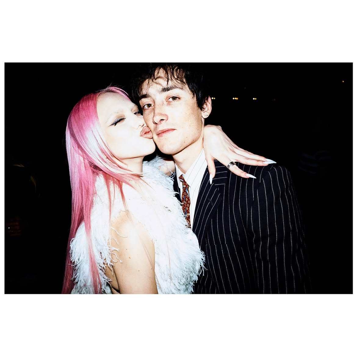 Pop star Adéla Jergová and music producer Jackson Shanks have been dating for a year. Photo: @myleshendrik/Instagram