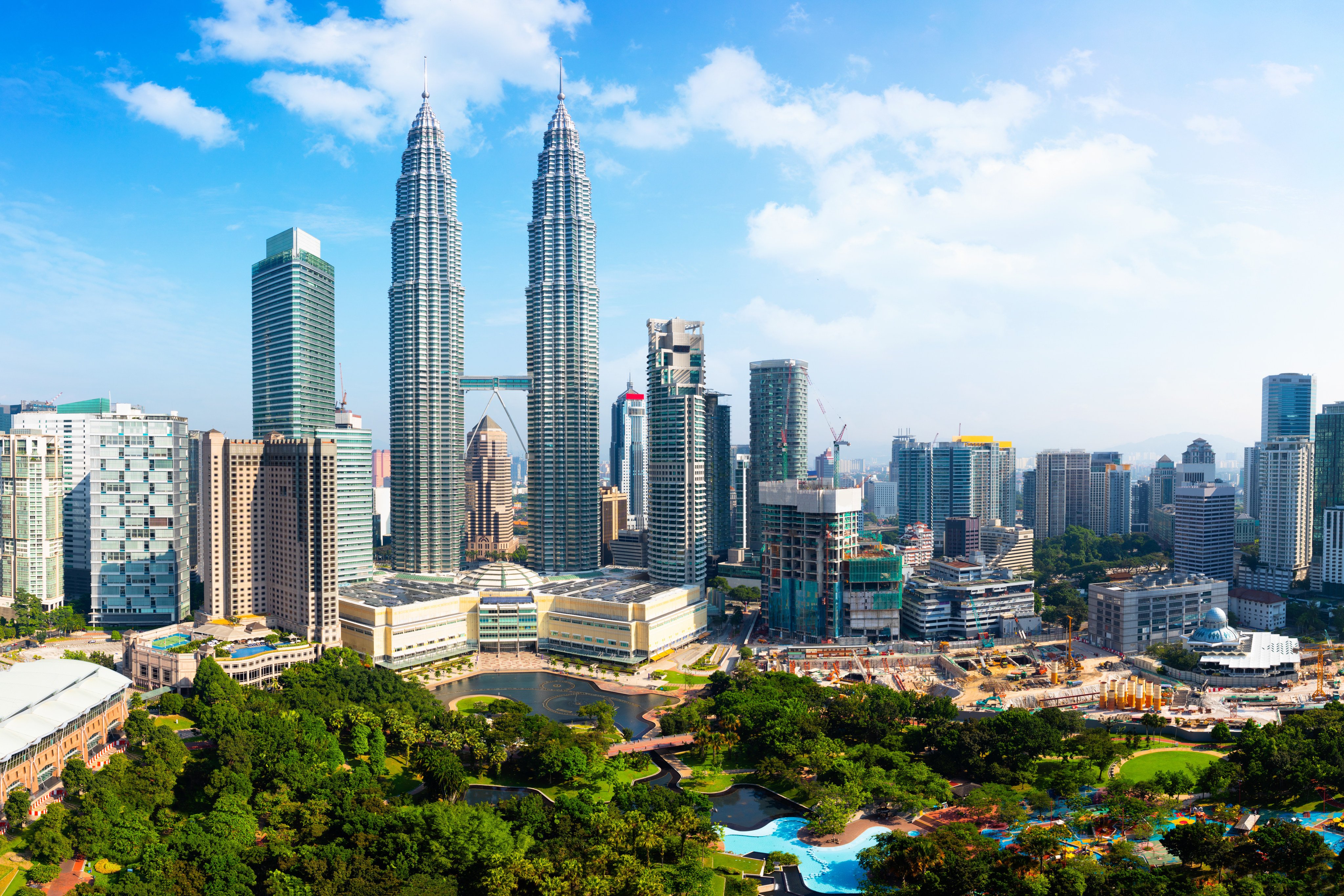 The skyline of Kuala Lumpur, Malaysia. Skyscrapers and overhead train tracks now loom over the capital’s commercial core. Photo: Shutterstock