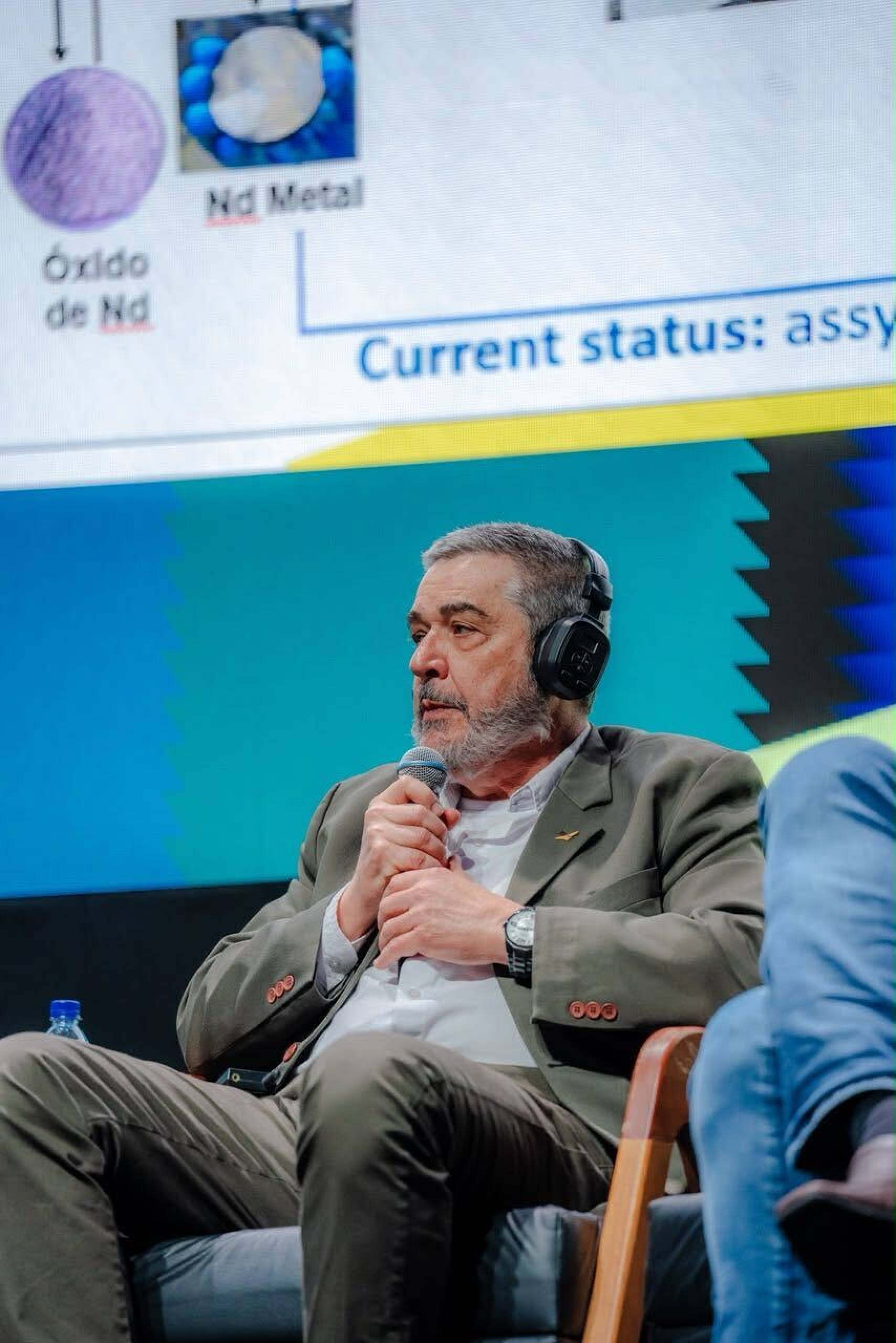 Luis Gonzaga Trabasso of Senai discusses Brazil’s efforts to develop a domestic permanent magnet industry. Photo: IBRAM/Handout Luis Gonzaga Trabasso of Senai discusses Brazil’s efforts to develop a domestic permanent magnet industry. Photo: IBRAM/Handout