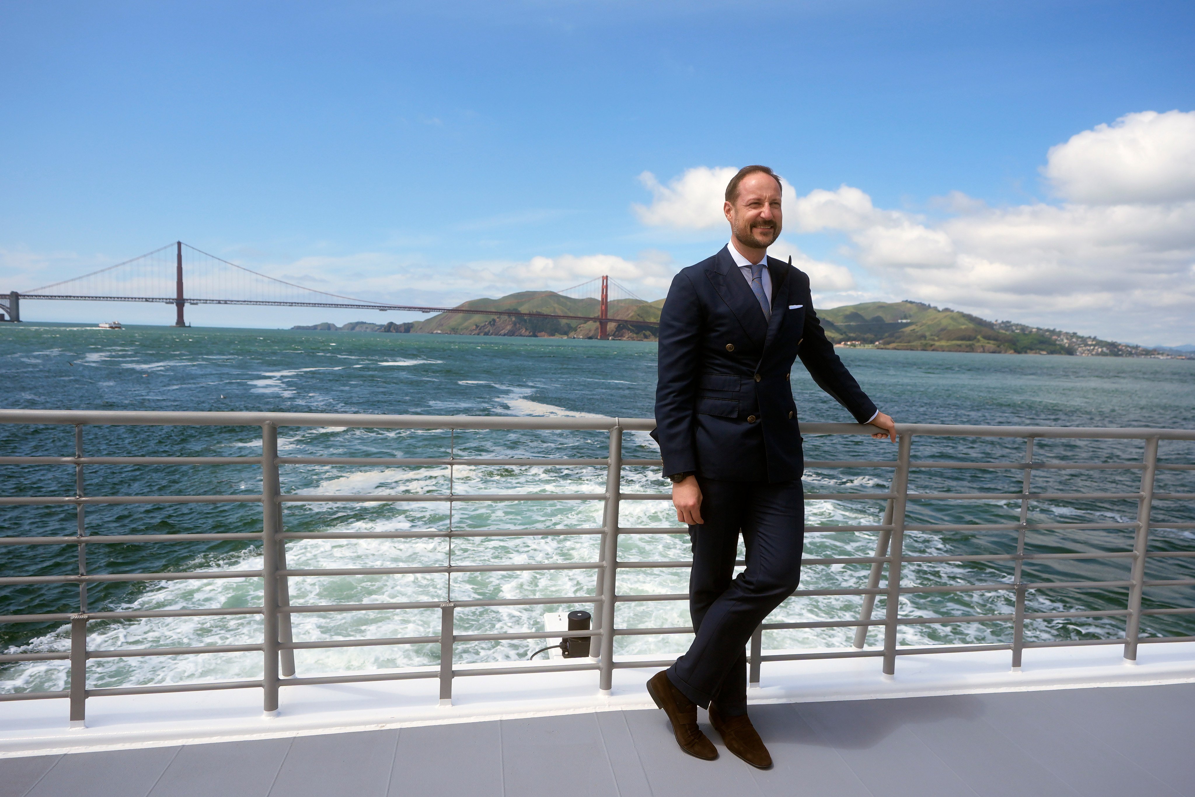 Haakon in San Francisco in 2024. He became King Haakon VIII when his father, Harald V, died Friday. Photo: AP