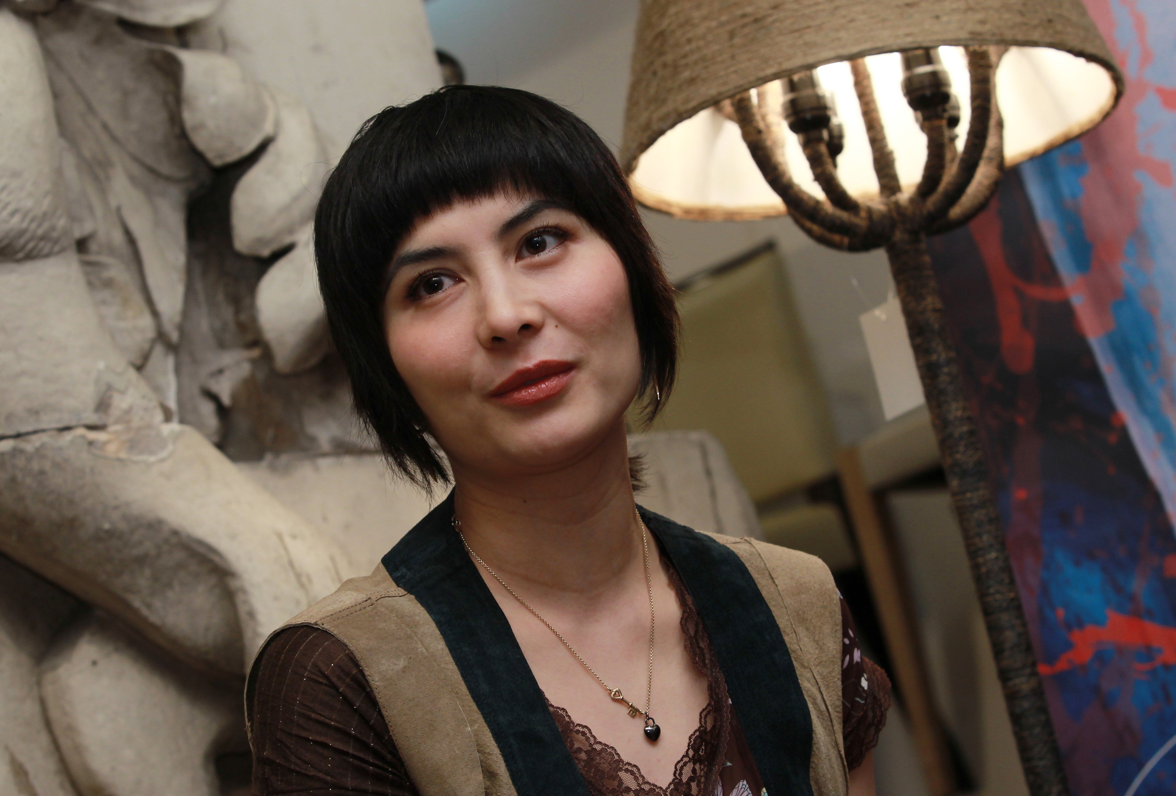 Ho at a press conference to promote her film Dream Home, in Causeway Bay, in April 2010. Photo: Edward Wong