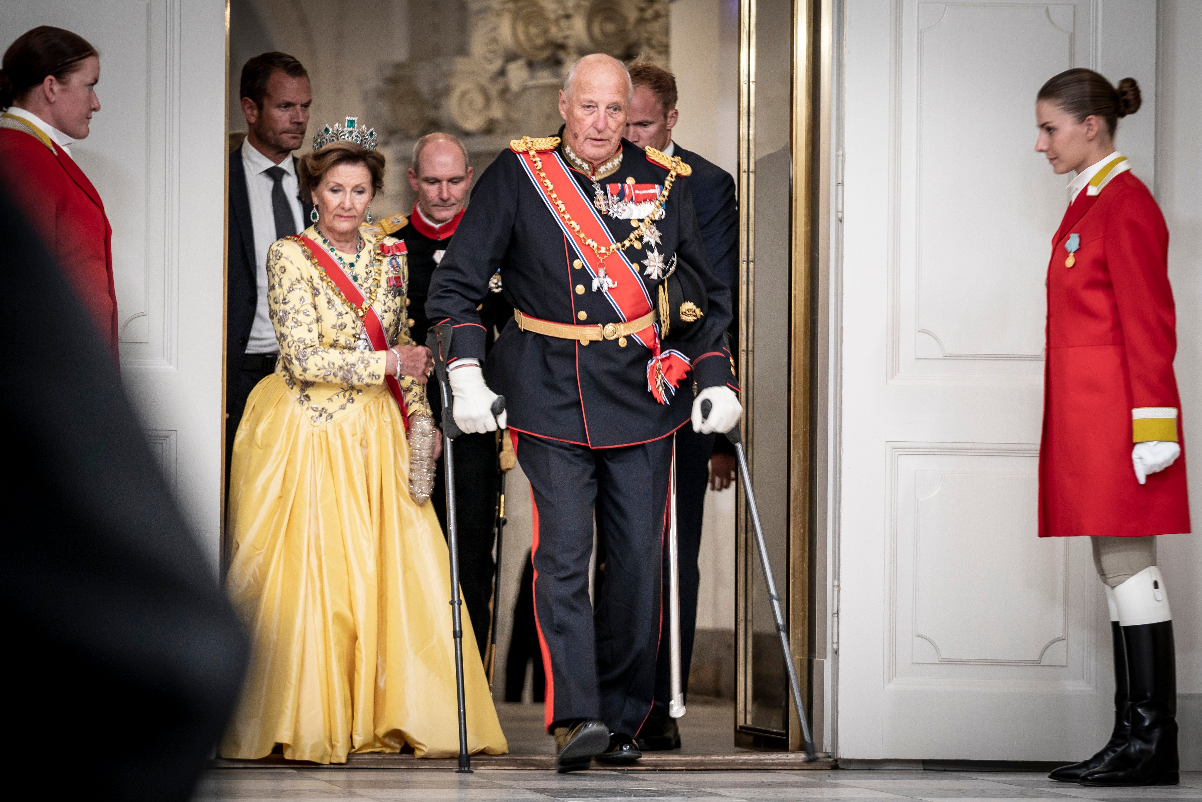 King Harald and Queen Sonja in 2022. Photo: Ritzau Scanpix via AP