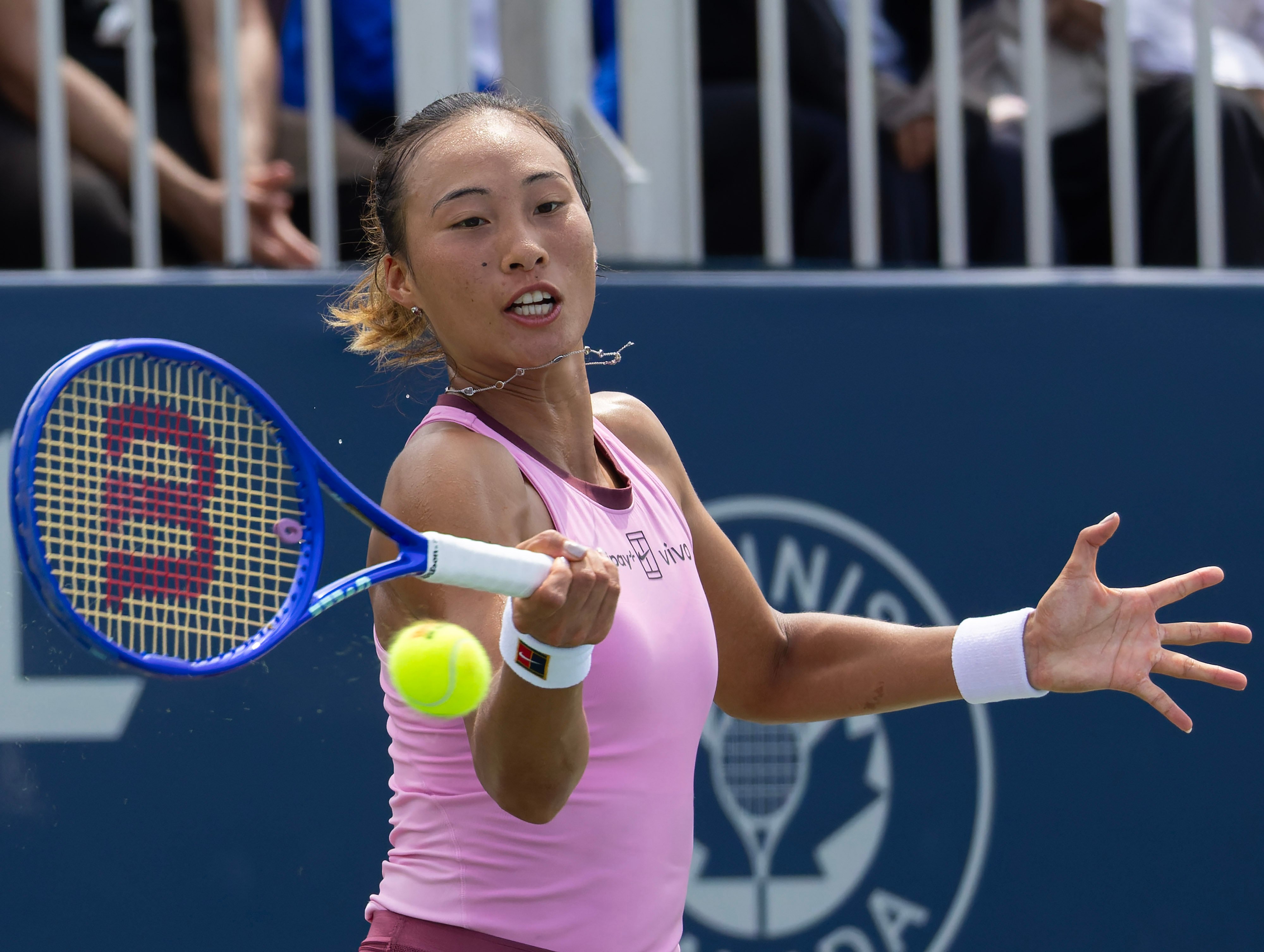 Zheng Qinwen of China came through the qualifying rounds of the US Open and will face Russia’s Kristina Liutova in the first round. Photo: Xinhua