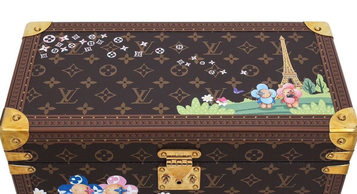 A Louis Vuitton case is among the items to be auctioned next month. Photo: Hotlotz