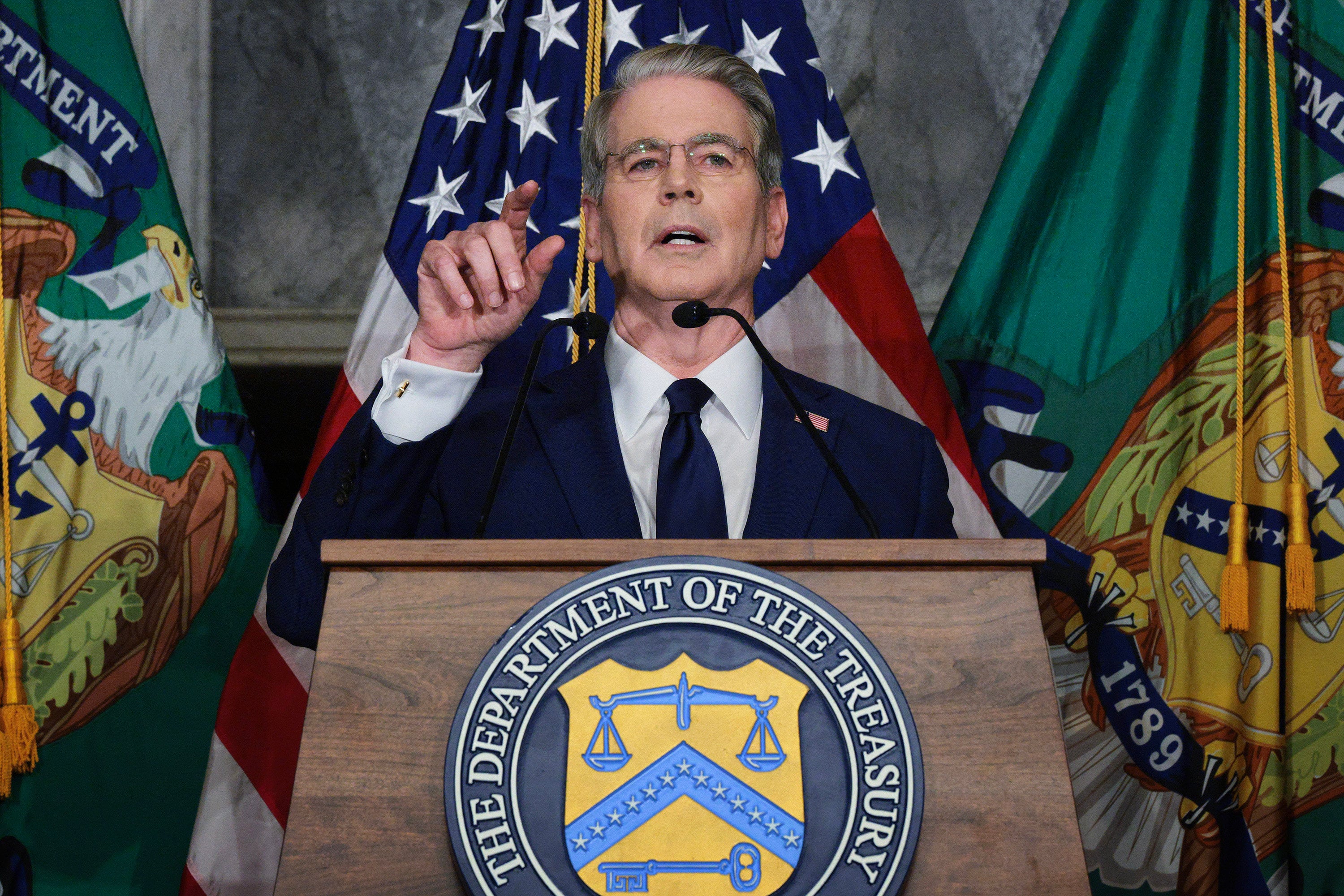 US Treasury Secretary Scott Bessent announced “Operation Economic Outcast” on Monday, which expanded secondary sanctions on entities in jurisdictions deemed to support Tehran. Photo: Getty Images/TNS
