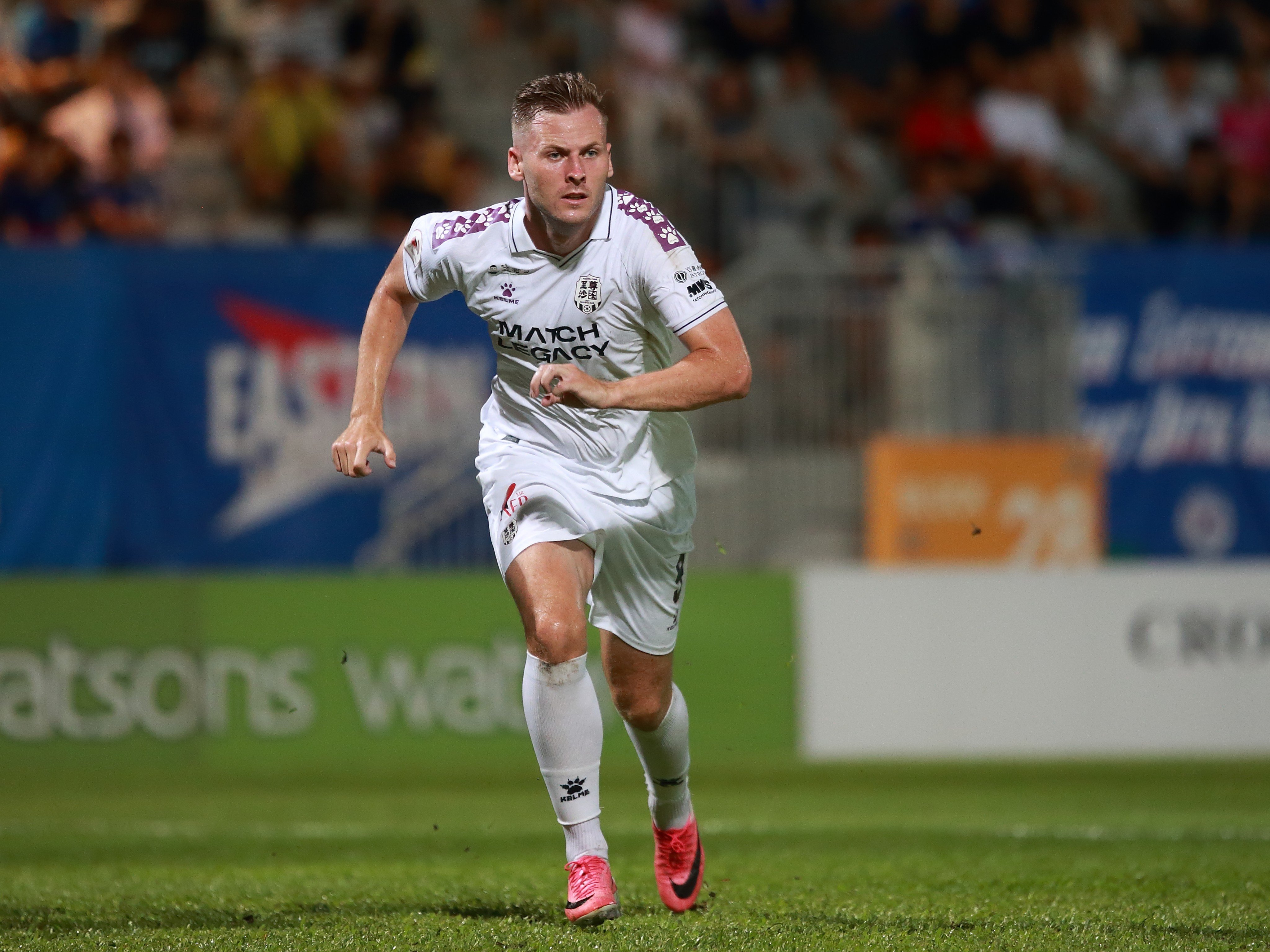 James Scott scored on his debut as Supreme Sha Tin beat Eastern 3-1 in a Hong Kong Premier League match at Mong Kok Stadium last week. Photo: Getty Images