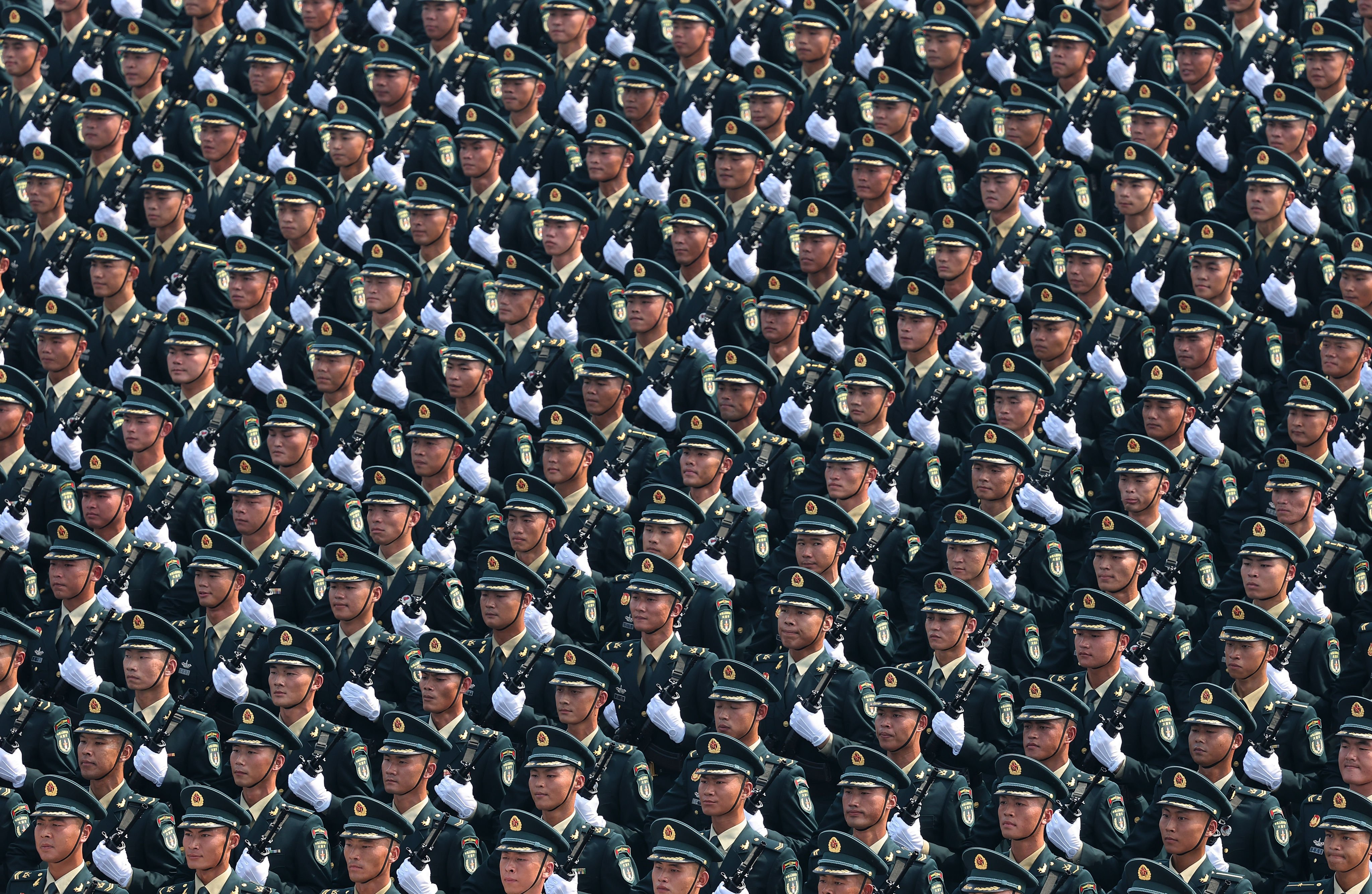 The People’s Liberation Army (PLA) Rocket Force formation attends a military parade in Beijing in September 2025. Photo: Xinhua