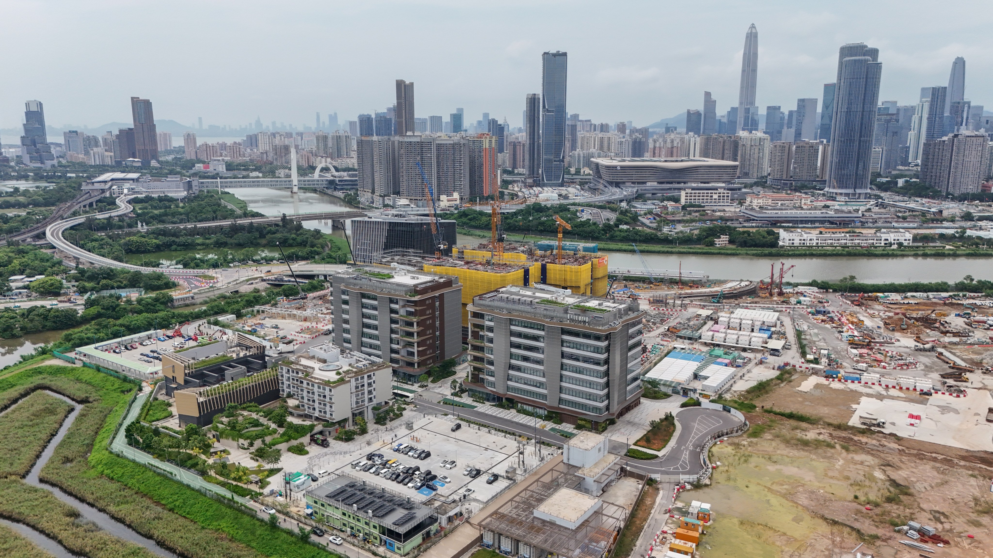 The Hong Kong-Shenzhen Innovation and Technology Park at the Lok Ma Chau Loop. Photo: Edmond So