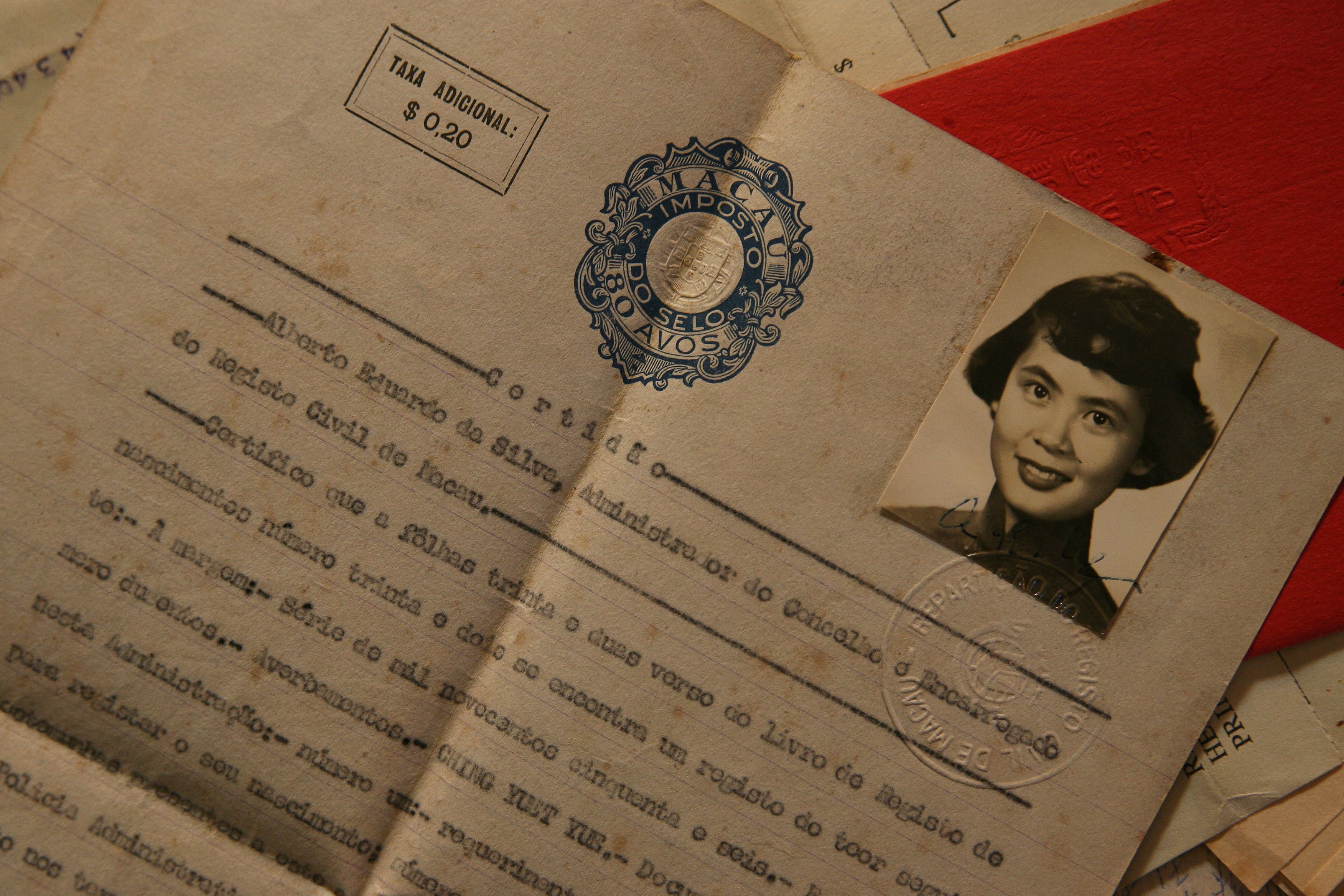 Lin Dai’s identity document. Photo: SCMP
