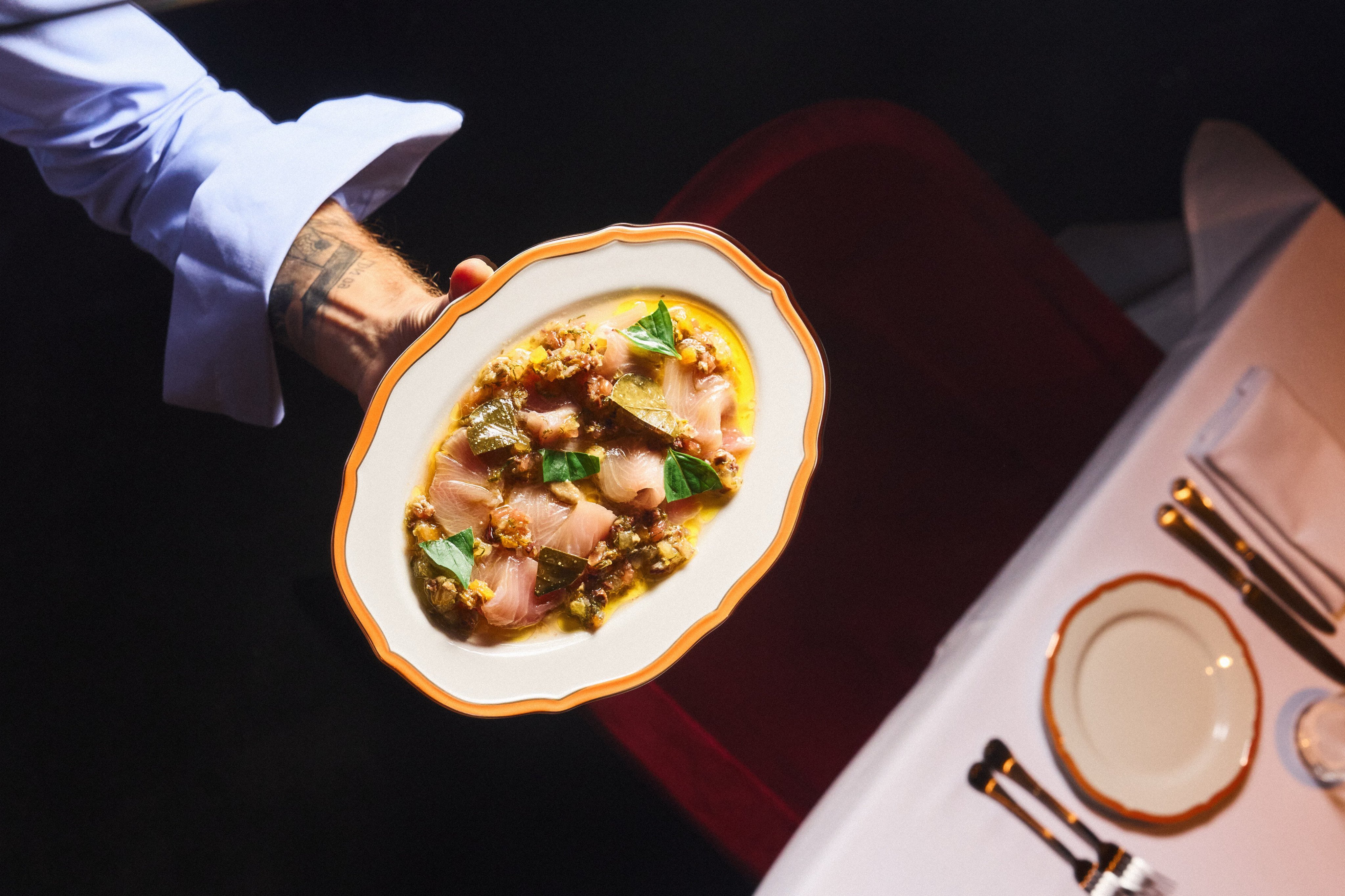 Hamachi crudo at Il Presidente. Photo: courtesy Il Presidente