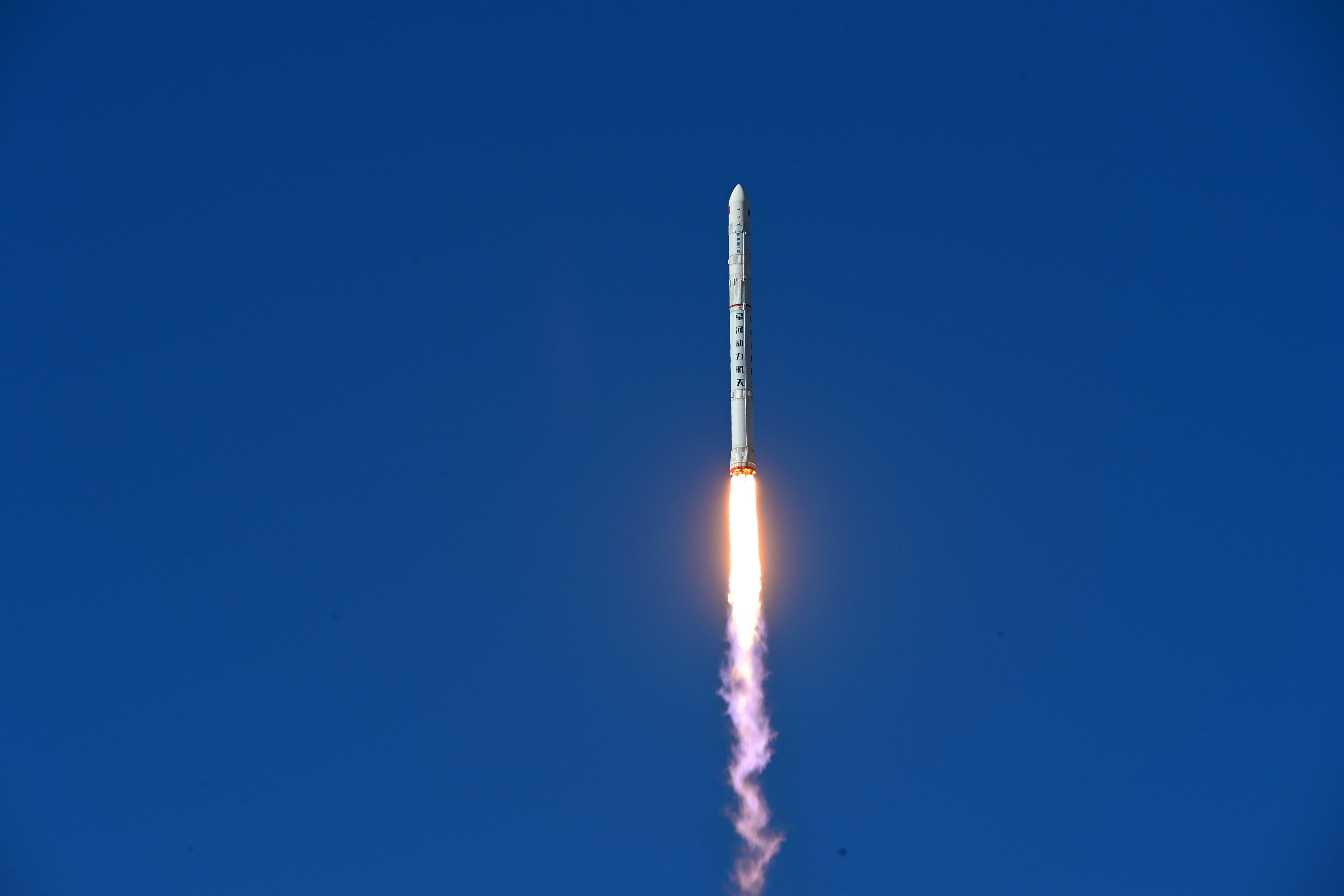 Chinese rocket maker Galactic Energy has successfully sent its Pallas-1 medium-to-large reusable rocket into orbit. Photo: Weibo