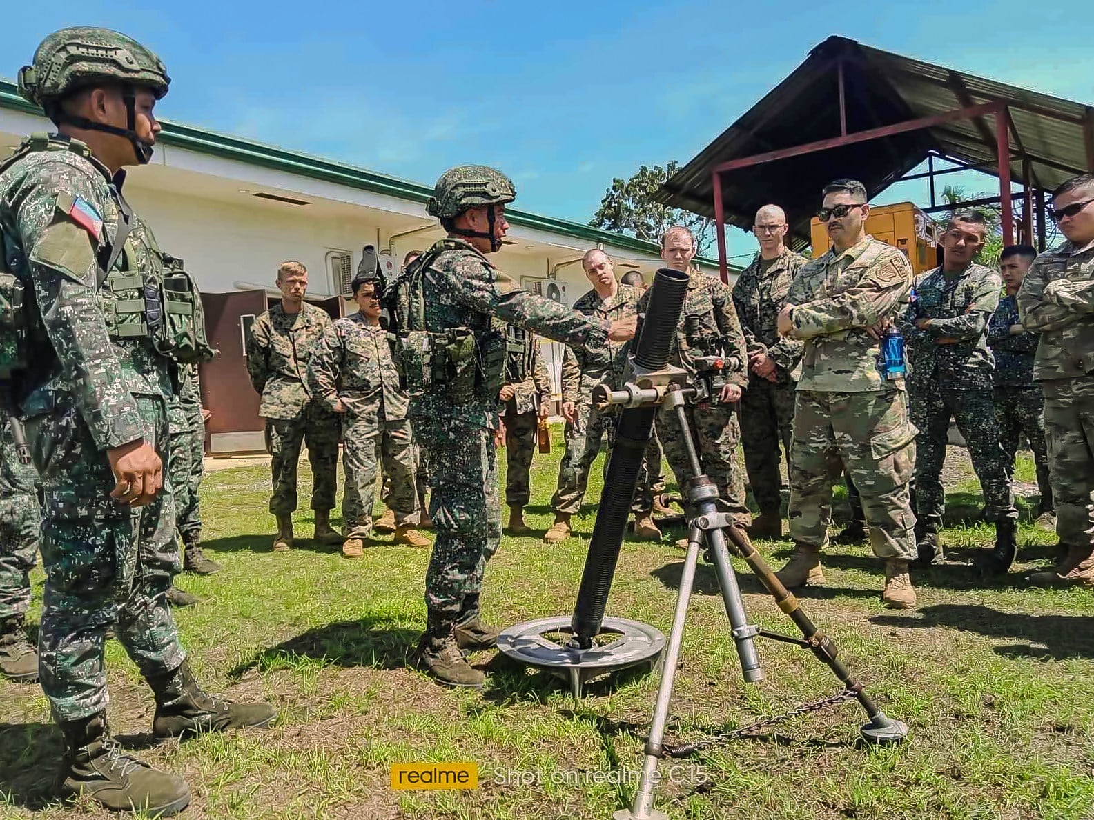 Troops from the Philippines, Britain, the US, Japan and South Korea take part in a military exercise in the Philippines in 2023. Photo: Philippine Marine Corps / Handout