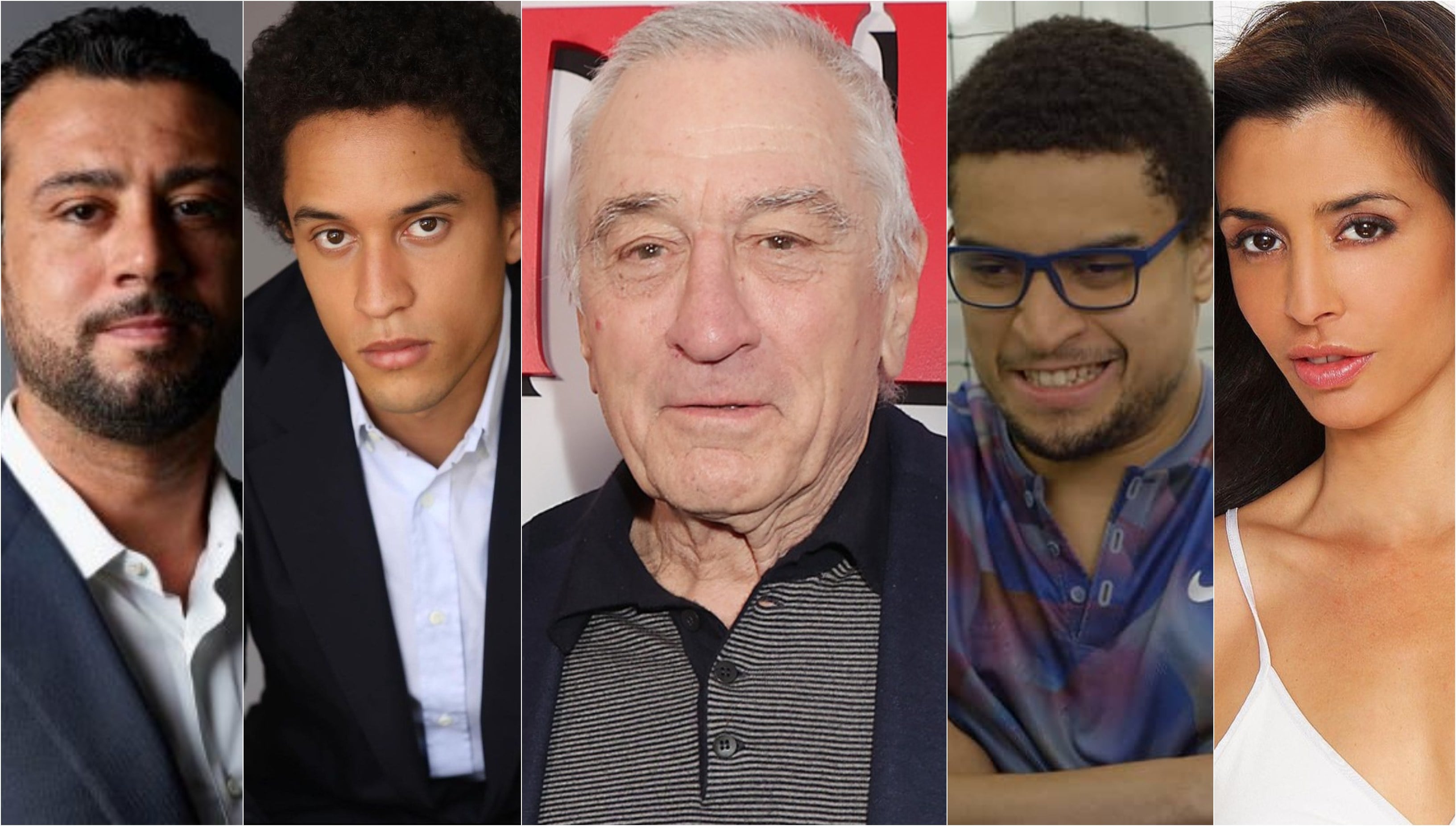 (From left) Raphael Eugene De Niro, Julian Henry De Niro, Robert De Niro, Elliot De Niro and Drena De Niro. Photos: @niroraphaelde/Instagram; @deidhra/Instagram; StarPix; ESPN; @drenadeniro/Instagram