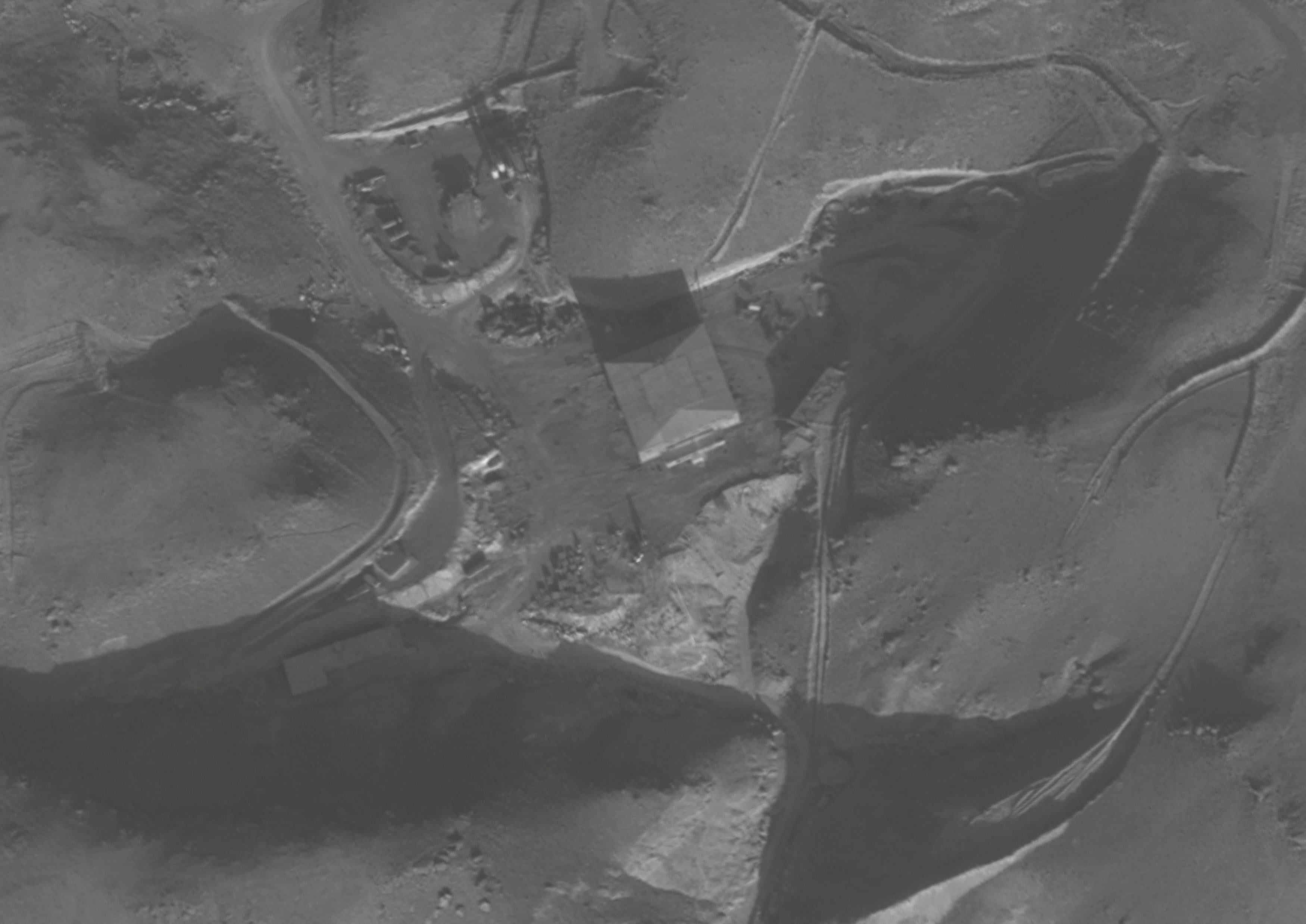 An image released by the Israeli military in 2018 shows the Syrian nuclear facility it attacked in 2007. Photo: IDF via Reuters