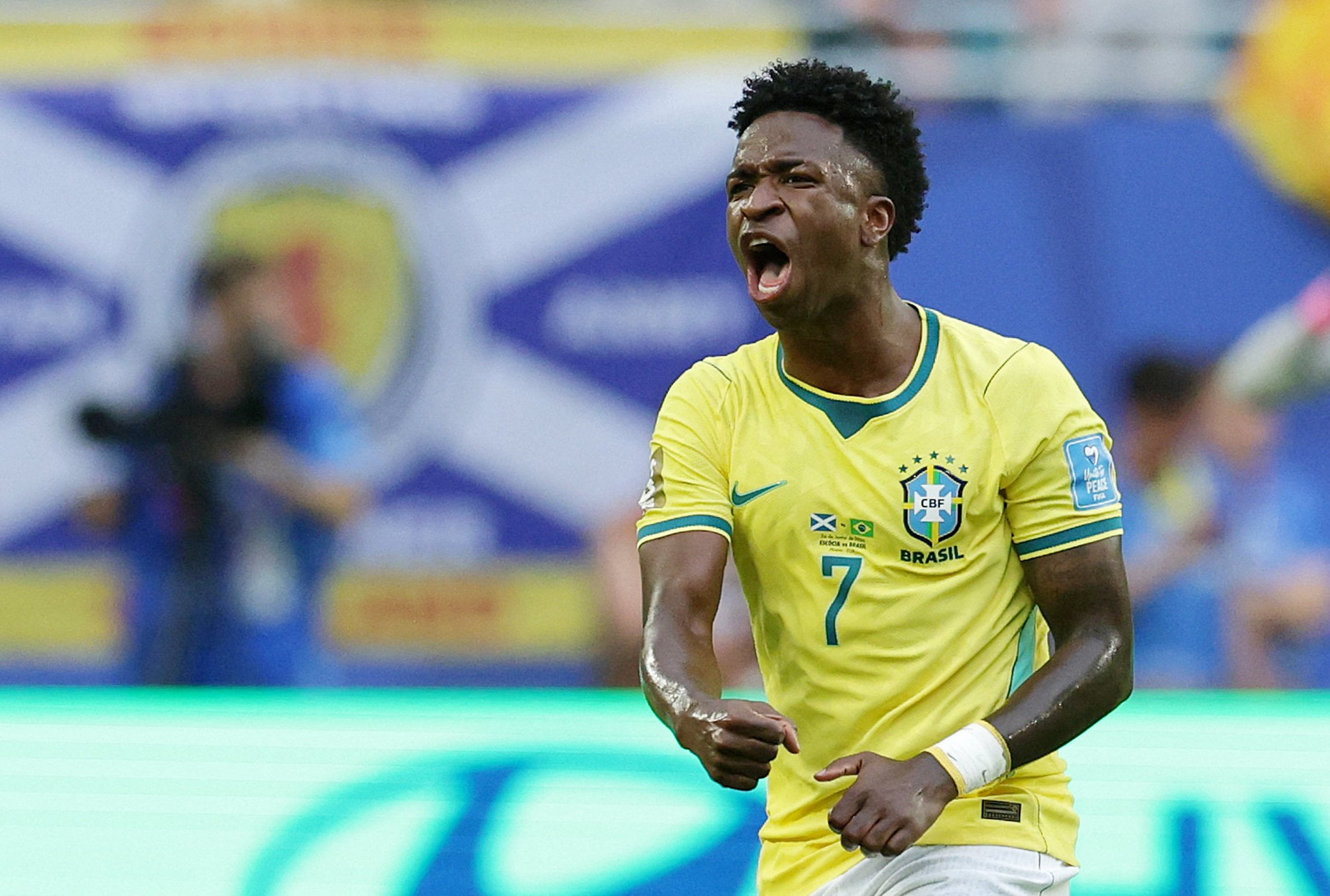 Brazil’s Vinicius Junior could be among the squad that travels to Asia later this year for games against India, Singapore and Japan. Photo: Reuters