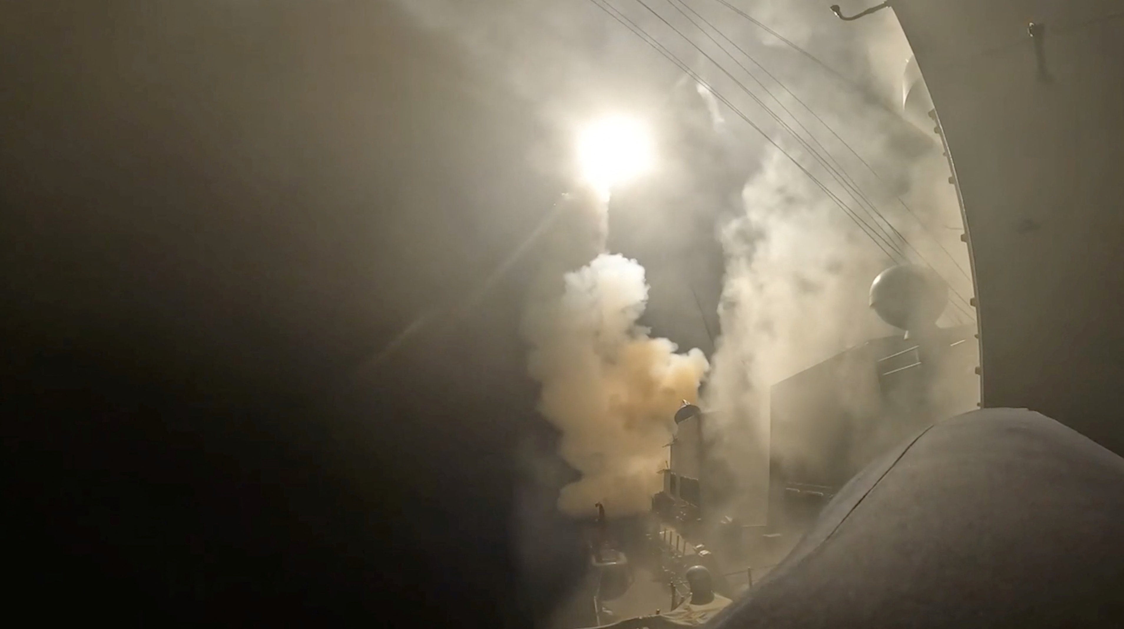 A US missile launch targeting Iranian forces in an image released on September 1, 2026. Photo: CENTCOM via Reuters
