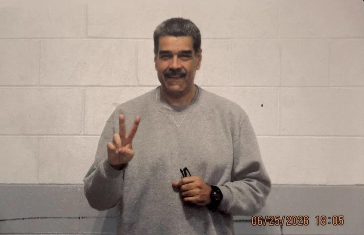 One of two photos posted on former Venezuela leader Nicolas Maduro’s X account on August 30, 2026. Photo: @NicolasMaduro via X