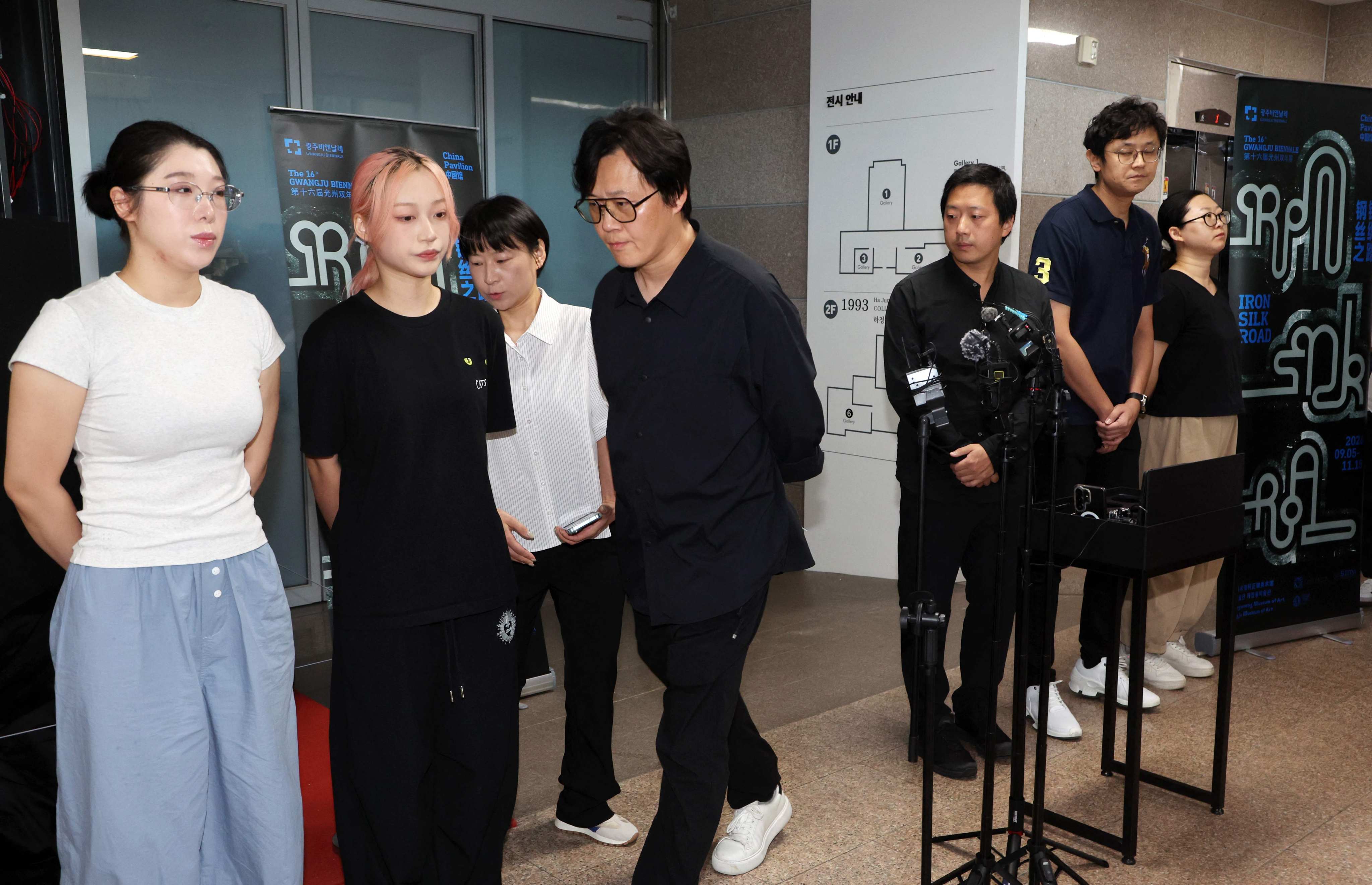 Mainland Chinese artists announced they were quitting the Gwangju Biennale in protest at the use of the term “Taiwan Pavilion”. Photo: AFP