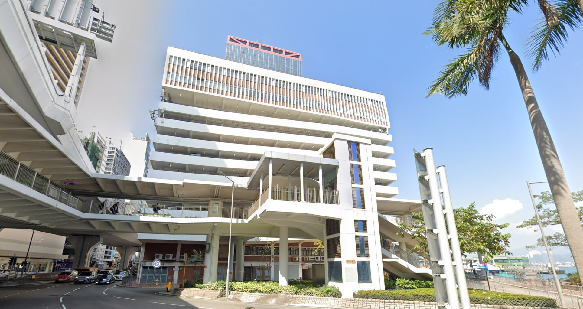 The Rumsey Street car park in Sheung Wan also includes government offices. Photo: Handout