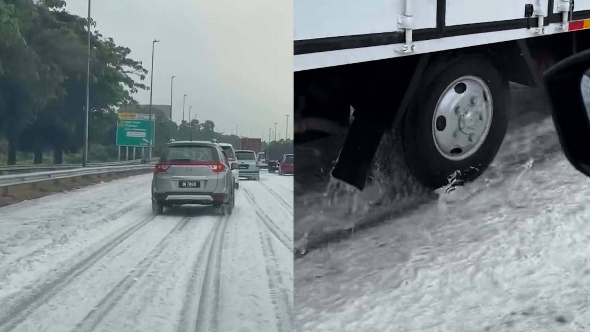 Snow in Malaysia turned out to be soap